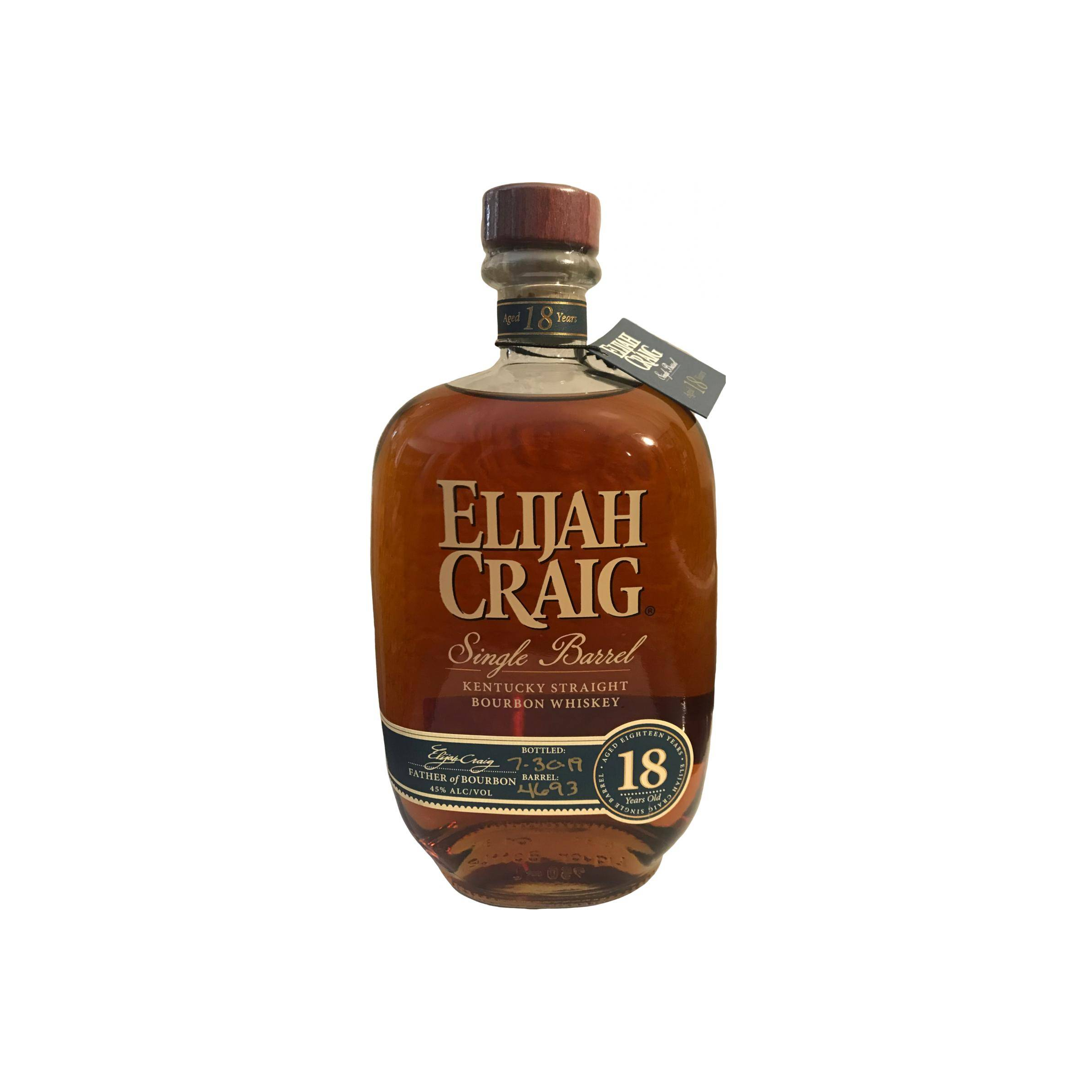 Elijah Craig Single Cask 18 Years Bourbon Whisky