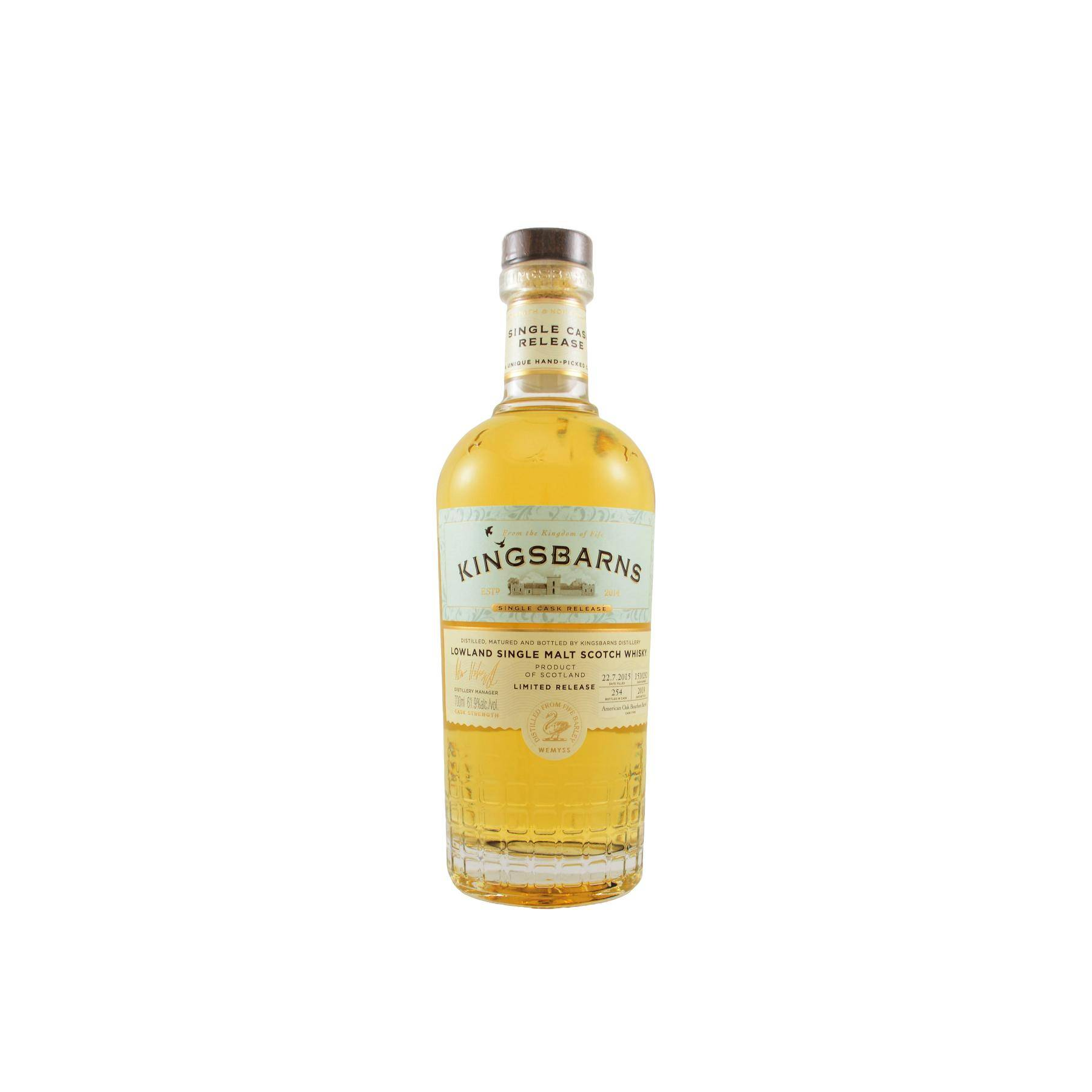 Kingsbarns 2015 4 Years Single Malt Whisky