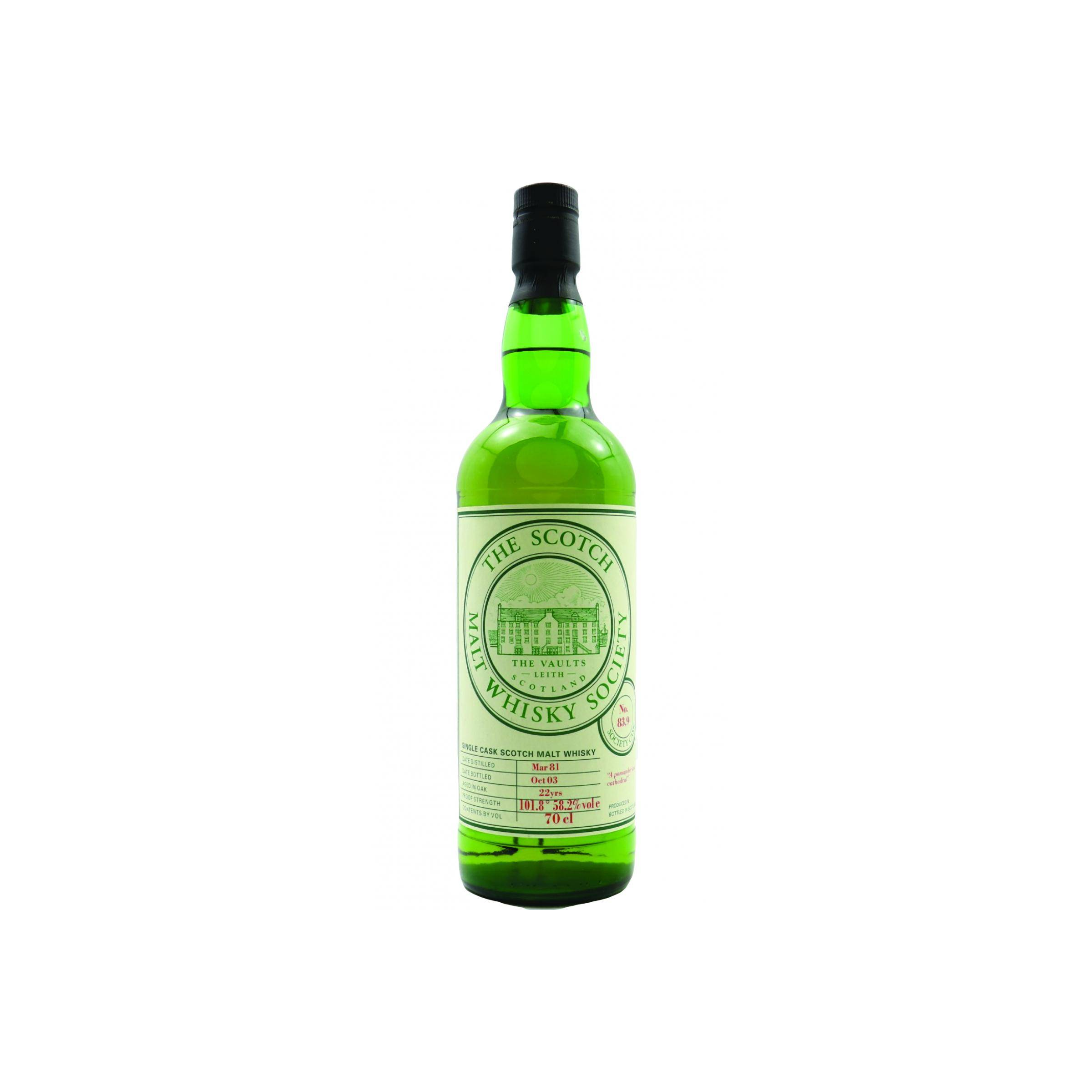 The Scotch Malt Whisky Society 1981 22 Years Single Malt Whisky