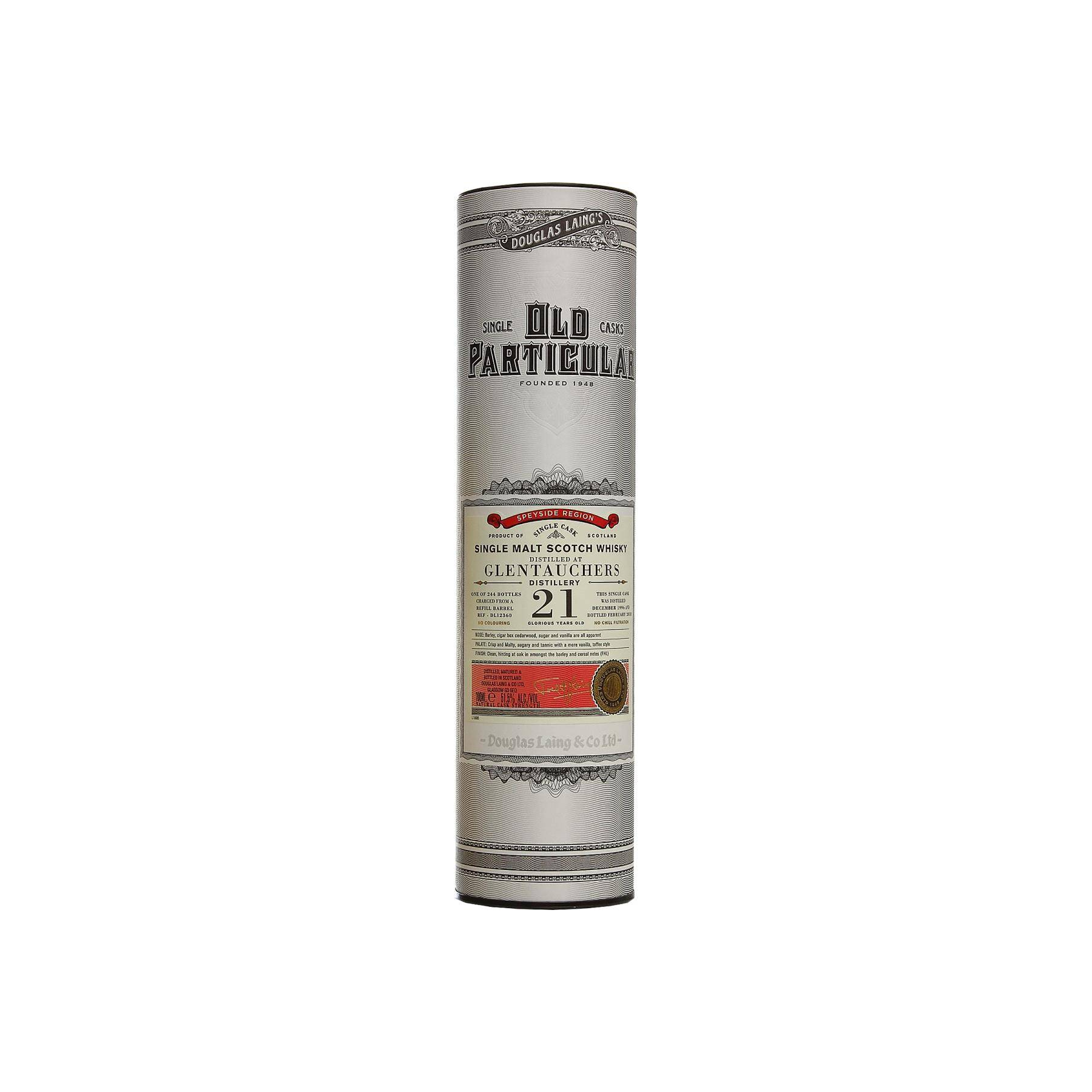 Glentauchers Old Particular 1996 21 Years Single Malt Whisky 2