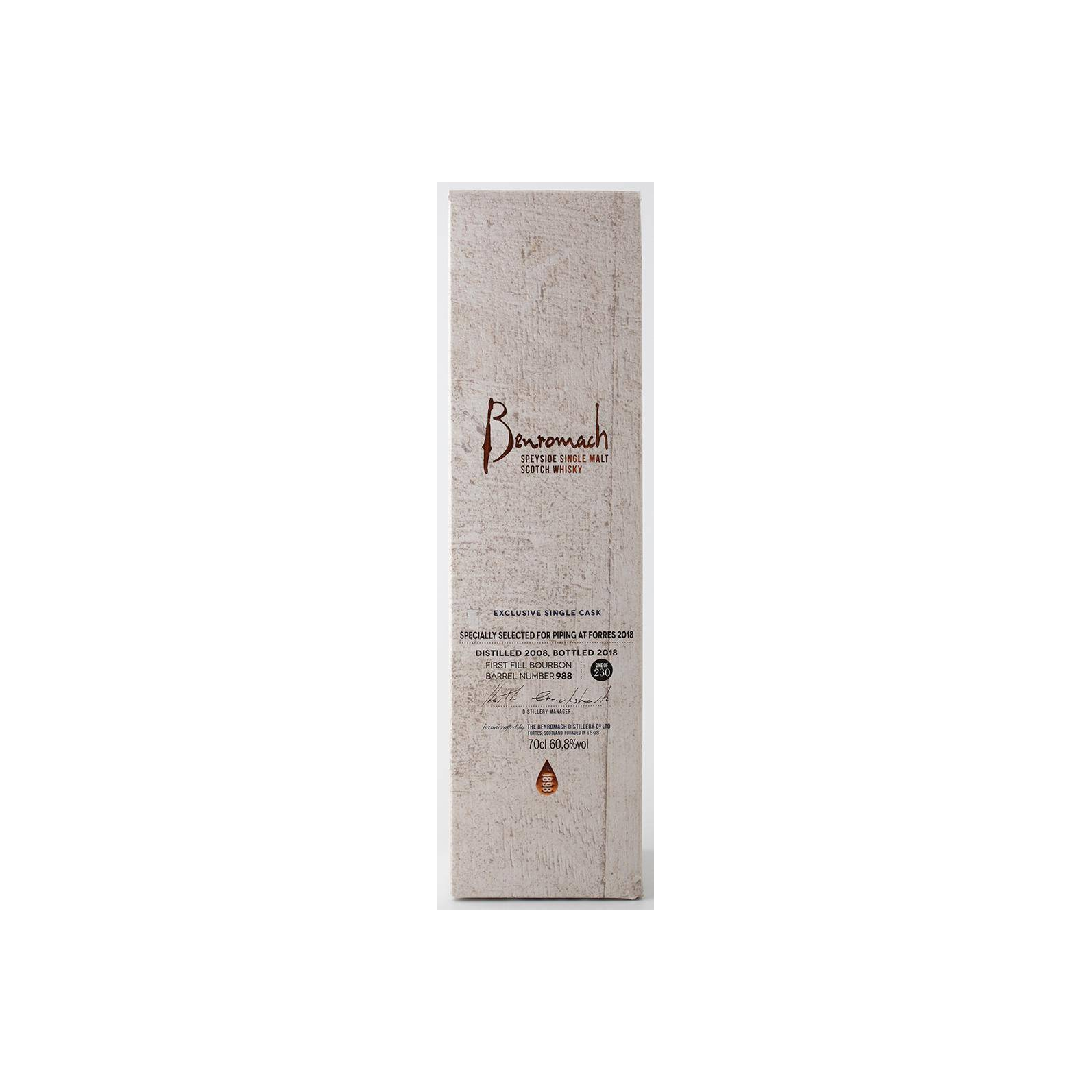 Benromach 2008 9 Years Single Malt Whisky 3