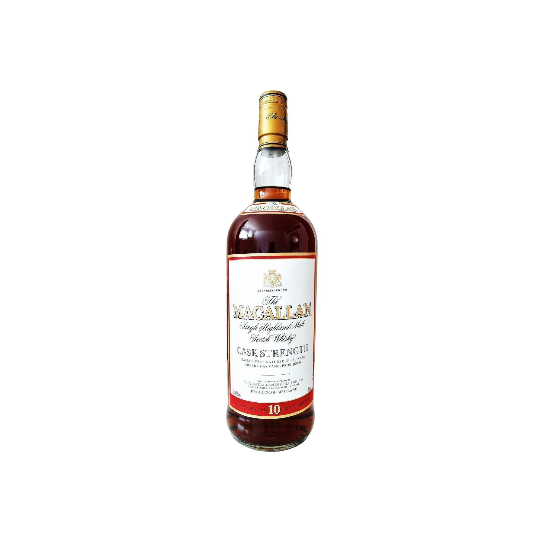 The Macallan Cask Strength Collection 10 Years Single Malt Whisky