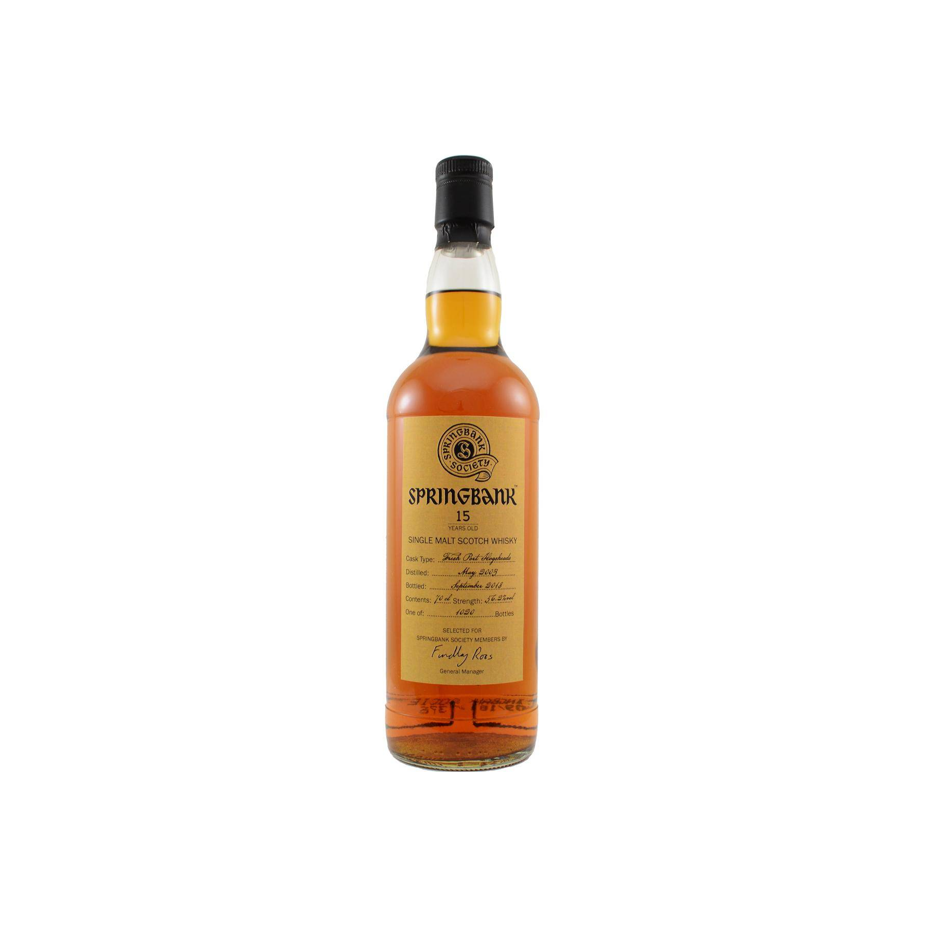 Springbank 2003 15 Years Single Malt Whisky