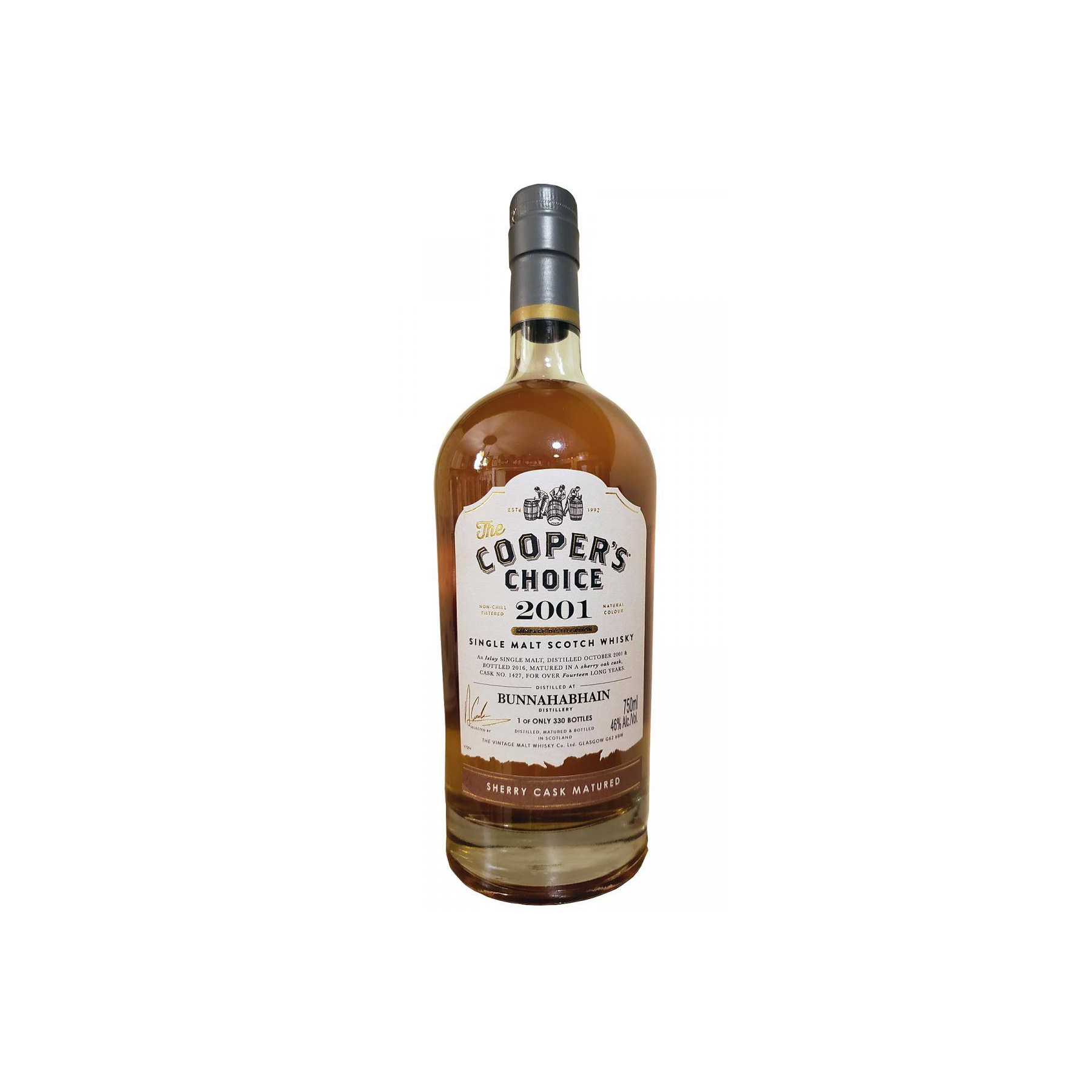 Bunnahabhain The Cooper's Choice 2001 14 Years Single Malt Whisky
