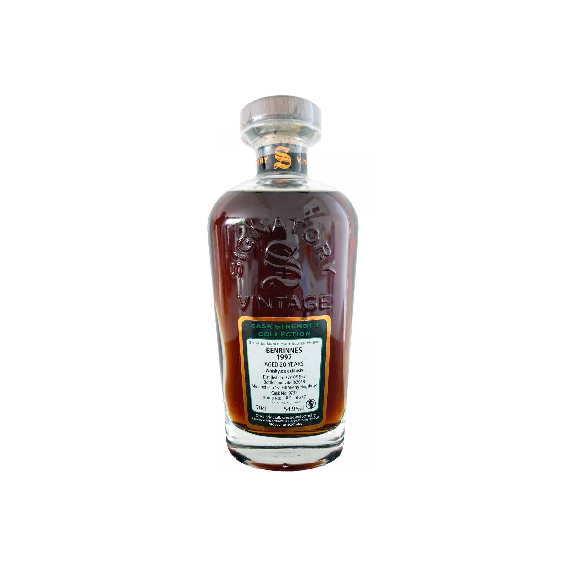 Benrinnes Cask Strength Collection 1997 20 Years Single Malt Whisky