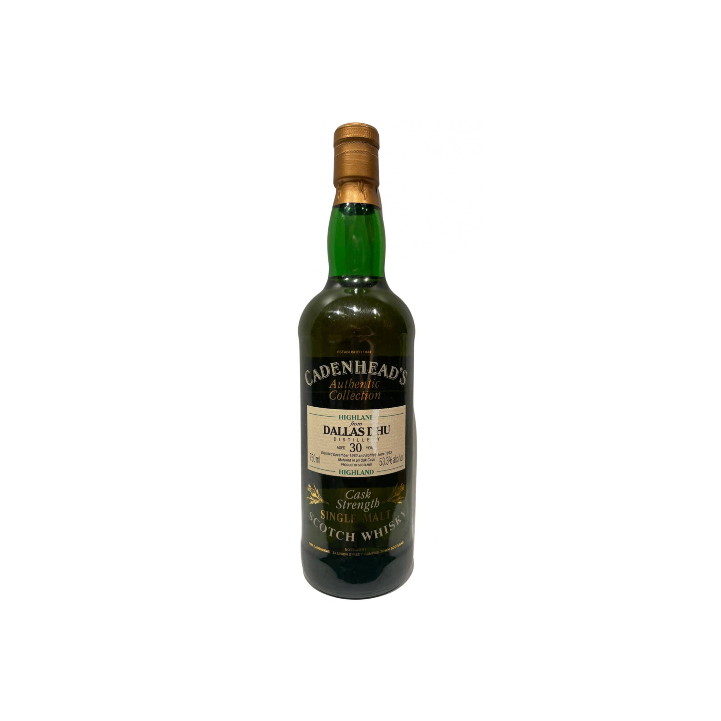 Dallas Dhu Authentic Collection 1962 30 Years Single Malt Whisky