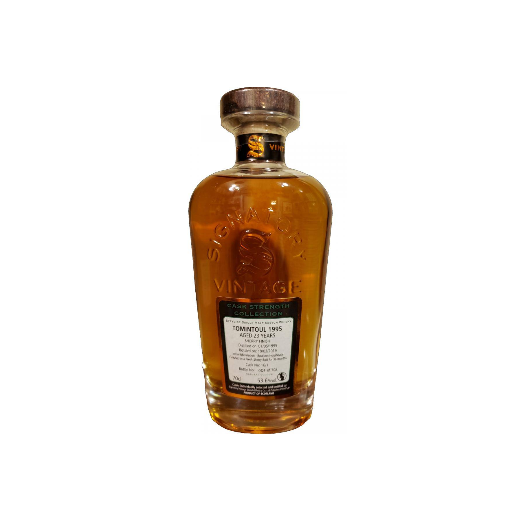 Tomintoul Cask Strength Collection 1995 23 Years Single Malt Whisky