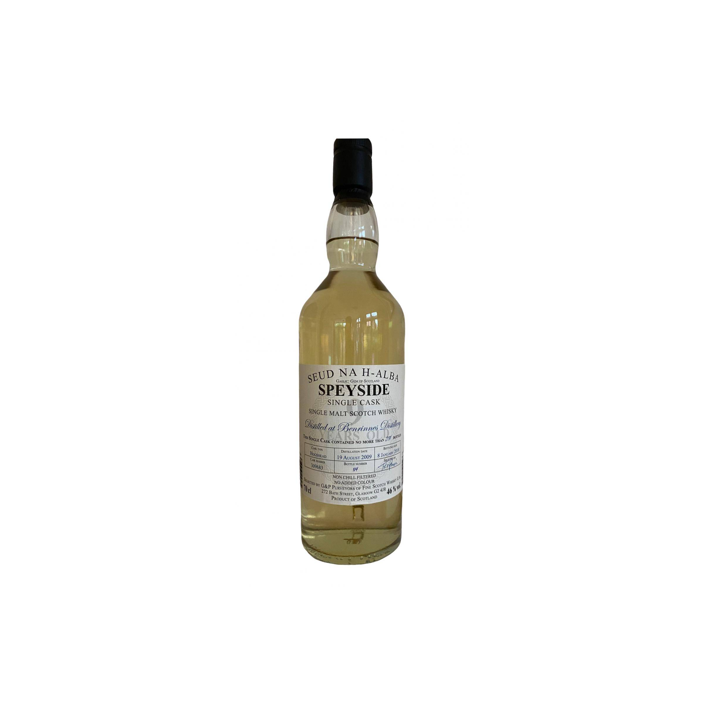 Benrinnes 2009 9 Years Single Malt Whisky