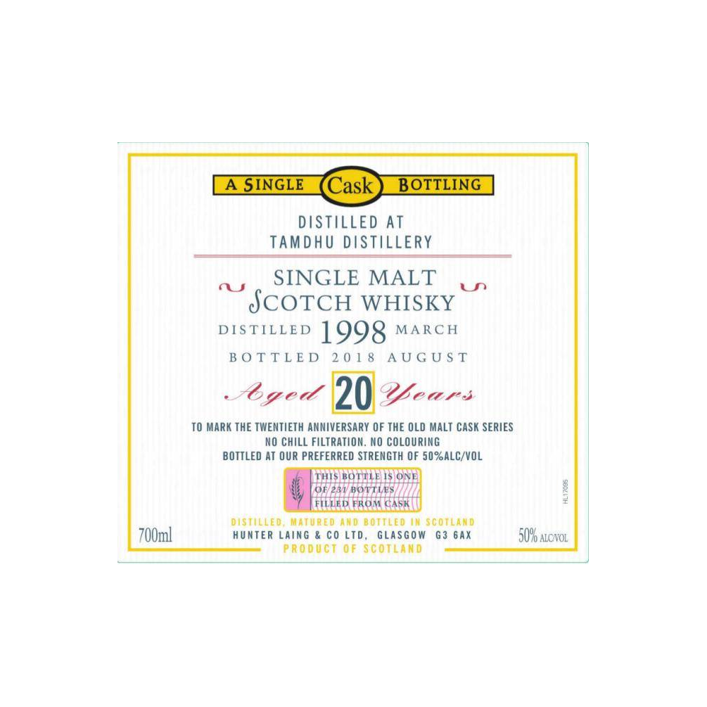 Tamdhu 1998 20 Years Single Malt Whisky 3