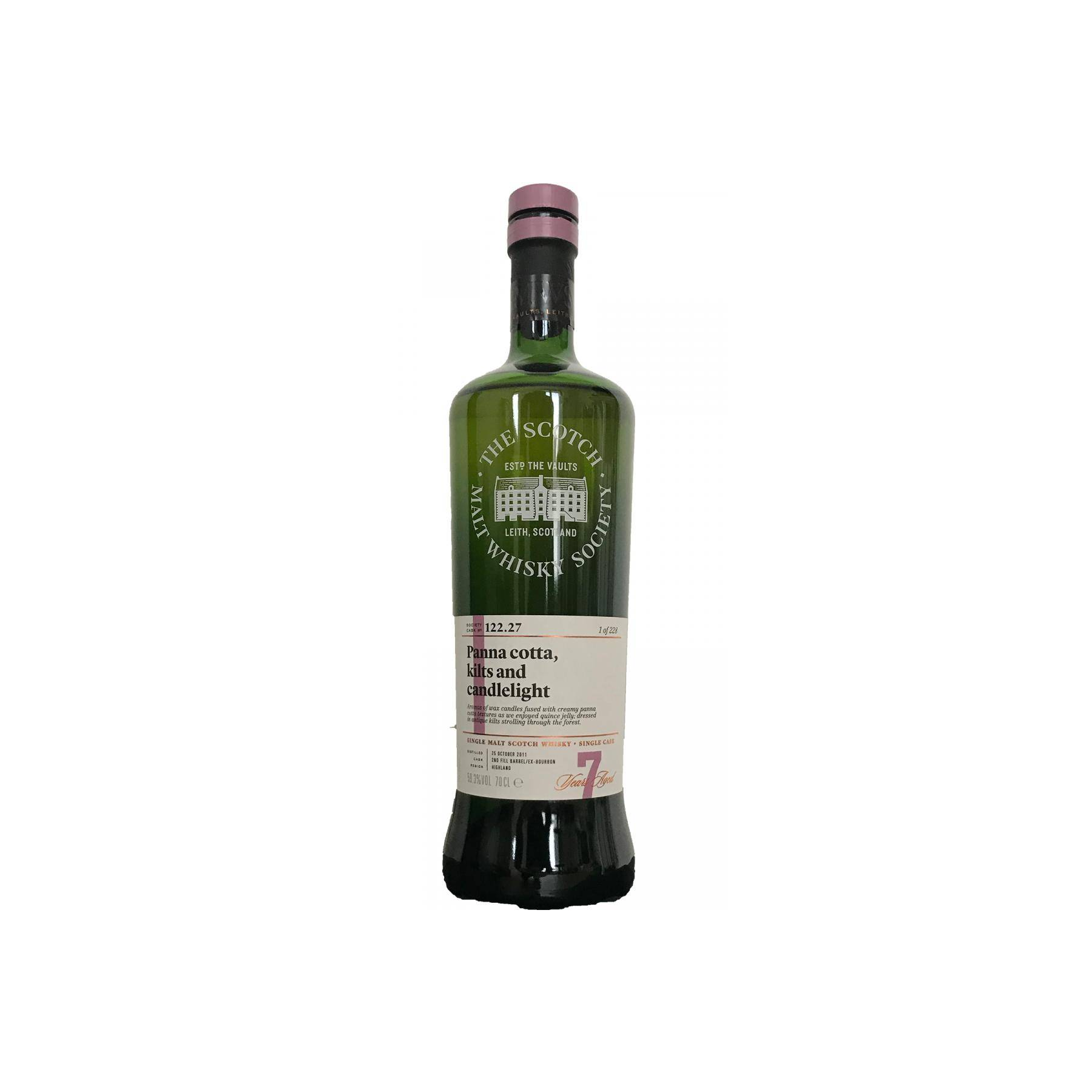 The Scotch Malt Whisky Society 2011 7 Years Single Malt Whisky