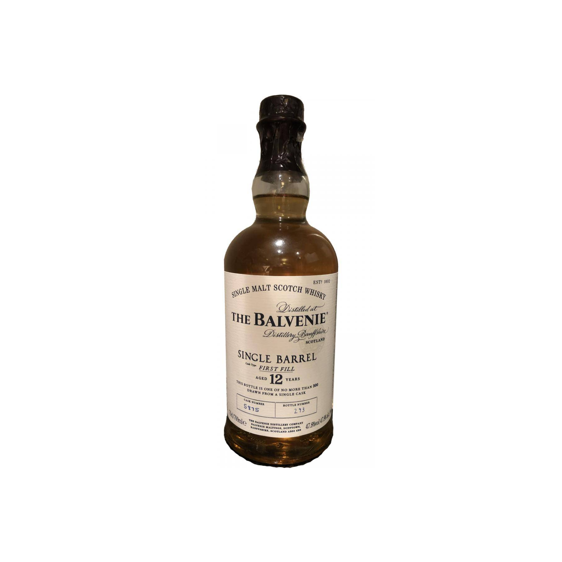 The Balvenie Single Cask 12 Years Single Malt Whisky