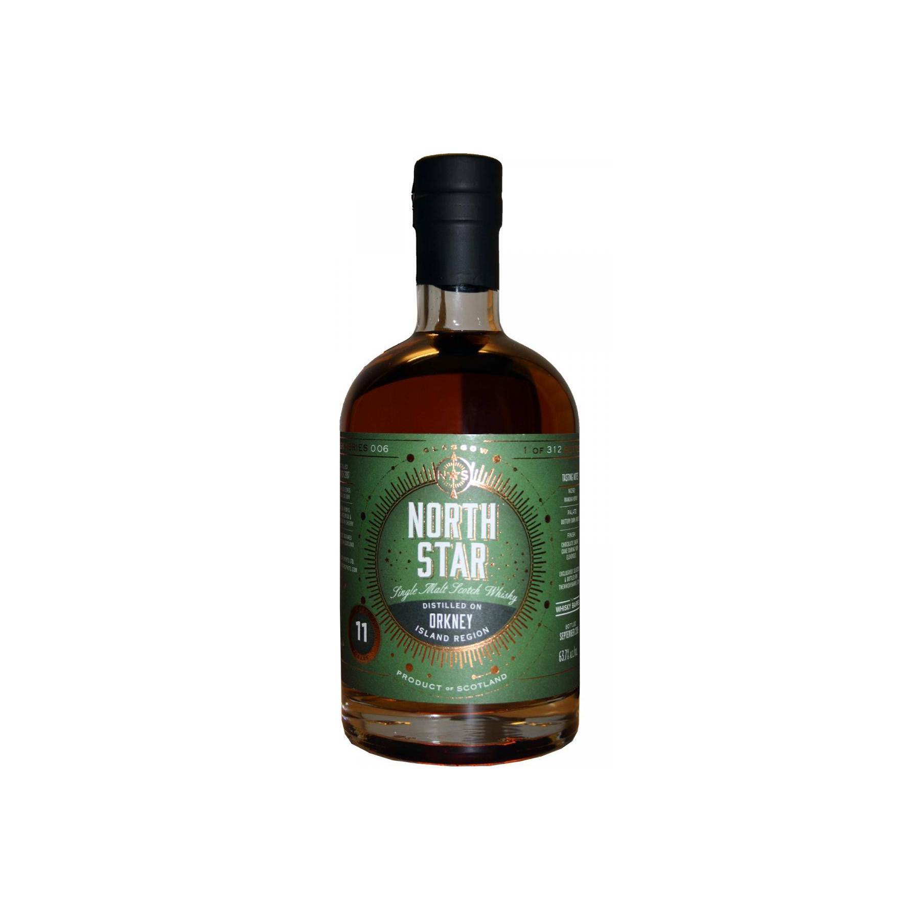 North Star Spirits 2007 11 Years Single Malt Whisky