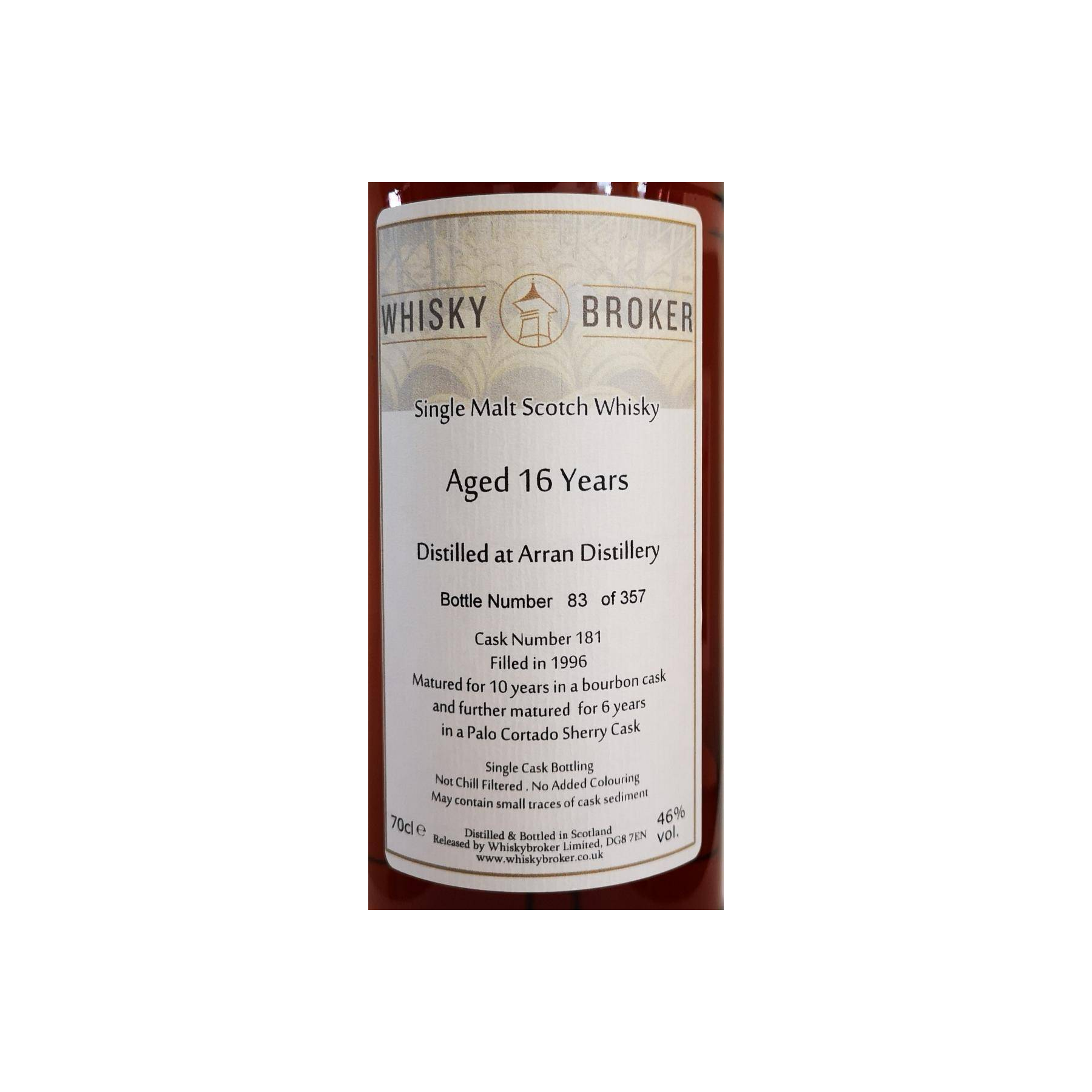 Arran 1996 16 Years Single Malt Whisky 2
