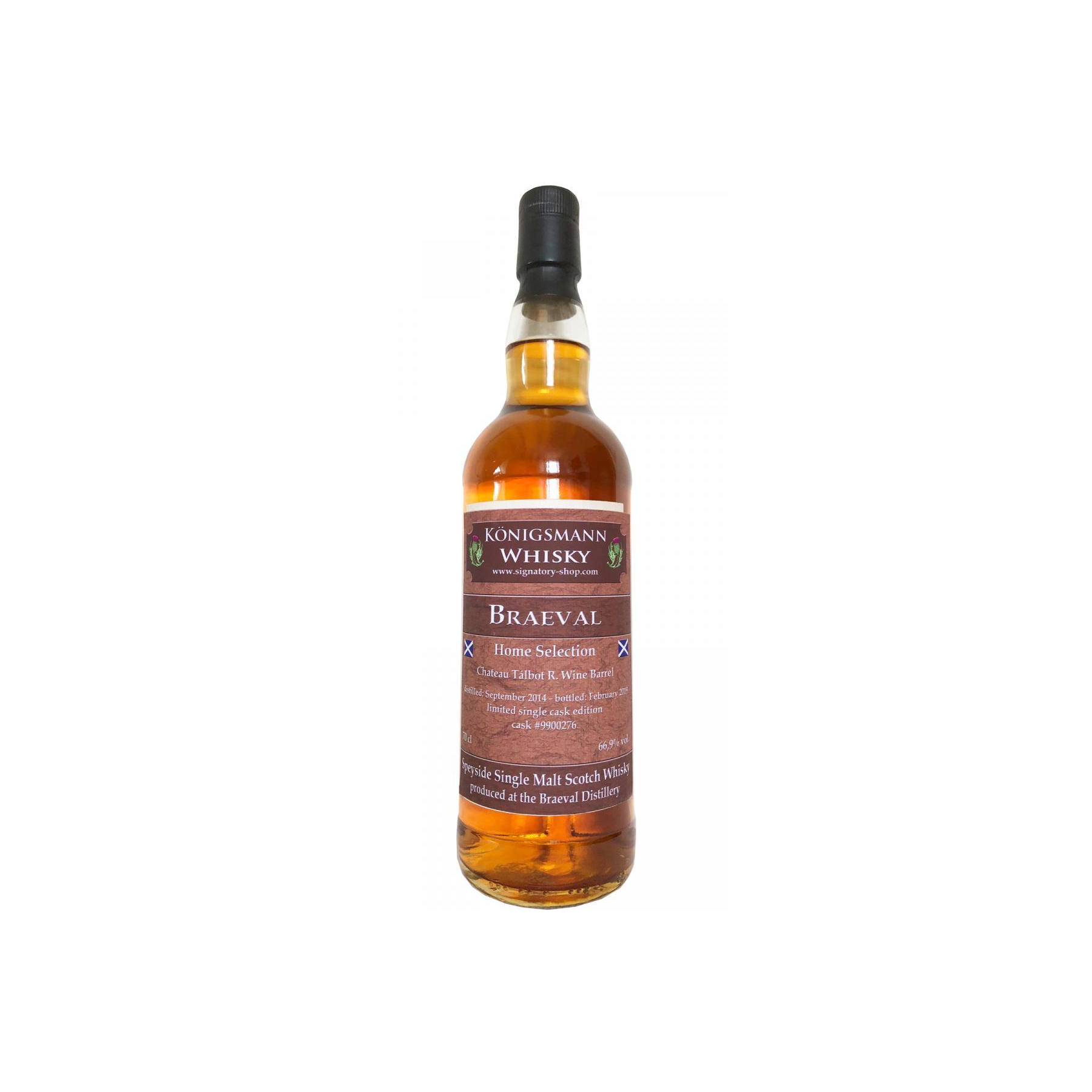 Braeval 2014 4 Years Single Malt Whisky