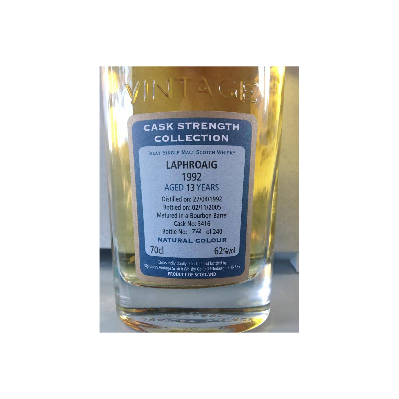 Laphroaig Cask Strength Collection 1992 13 Years Single Malt Whisky 2