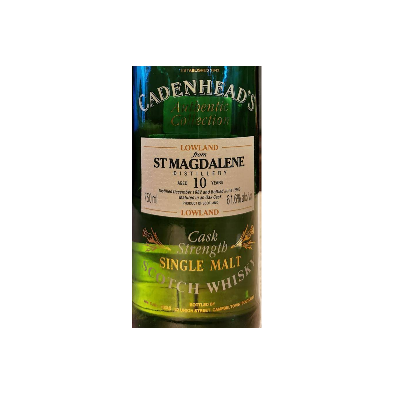 St. Magdalene Authentic Collection 1982 10 Years Single Malt Whisky 2