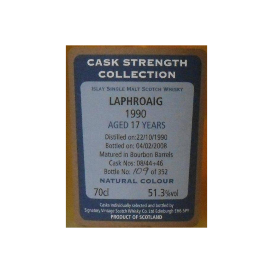 Laphroaig Cask Strength Collection 1990 17 Years Single Malt Whisky 2