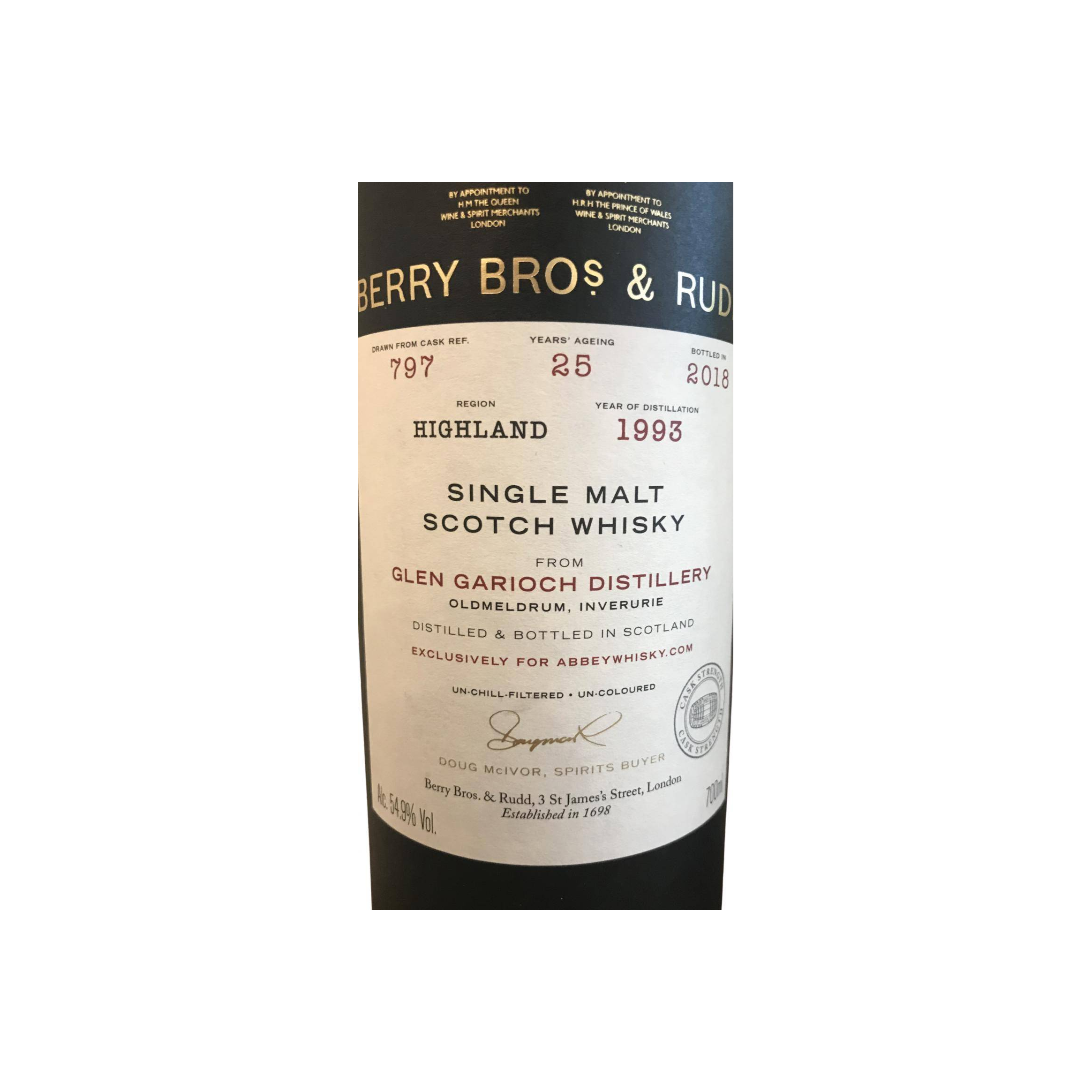 Glen Garioch 1993 25 Years Single Malt Whisky 3