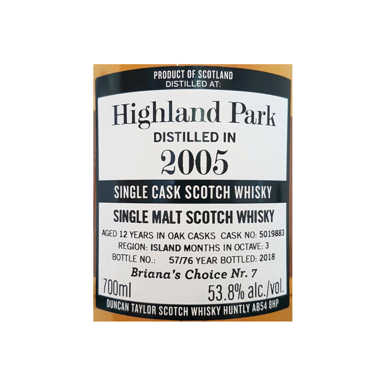 Highland Park The Octave 2005 12 Years Single Malt Whisky 2