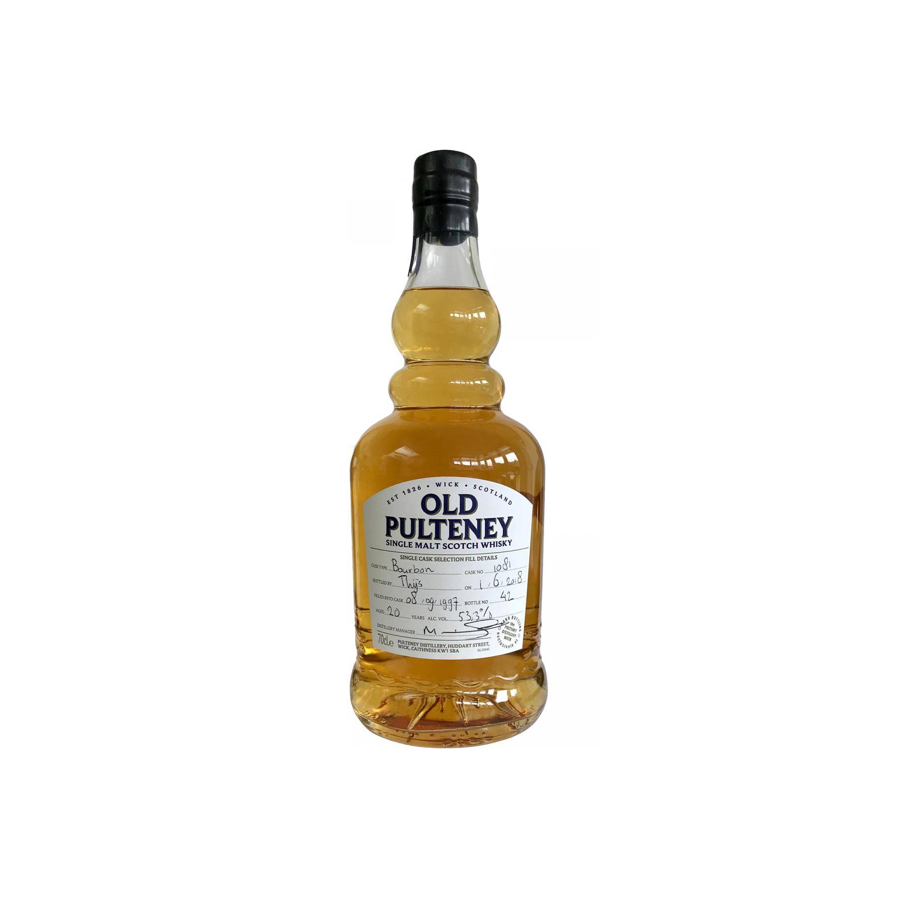 Old Pulteney 1997 20 Years Single Malt Whisky