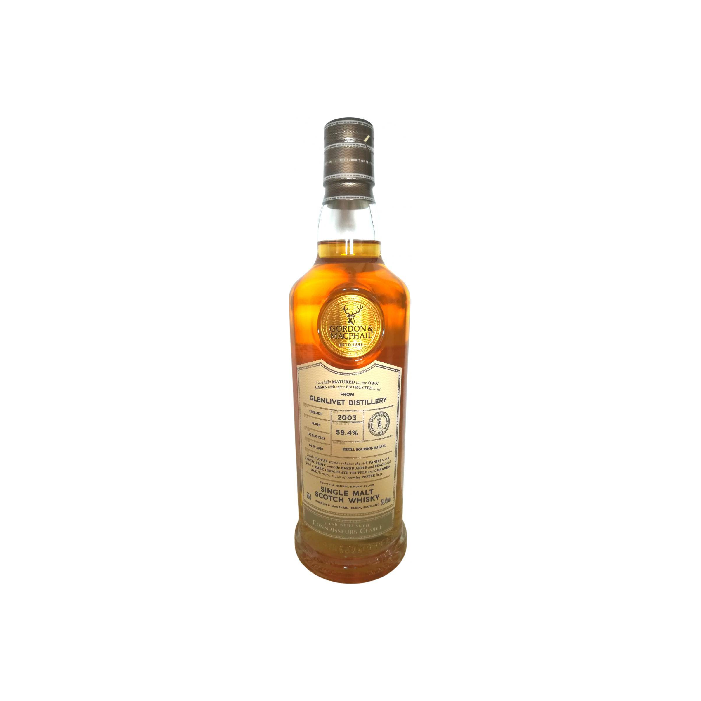 The Glenlivet Connoisseurs Choice - Cask Strength 2003 15 Years Single Malt Whisky