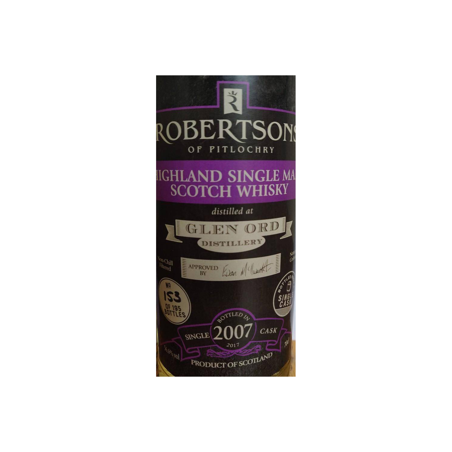 Glen Ord Single Cask 2007 10 Years Single Malt Whisky 2