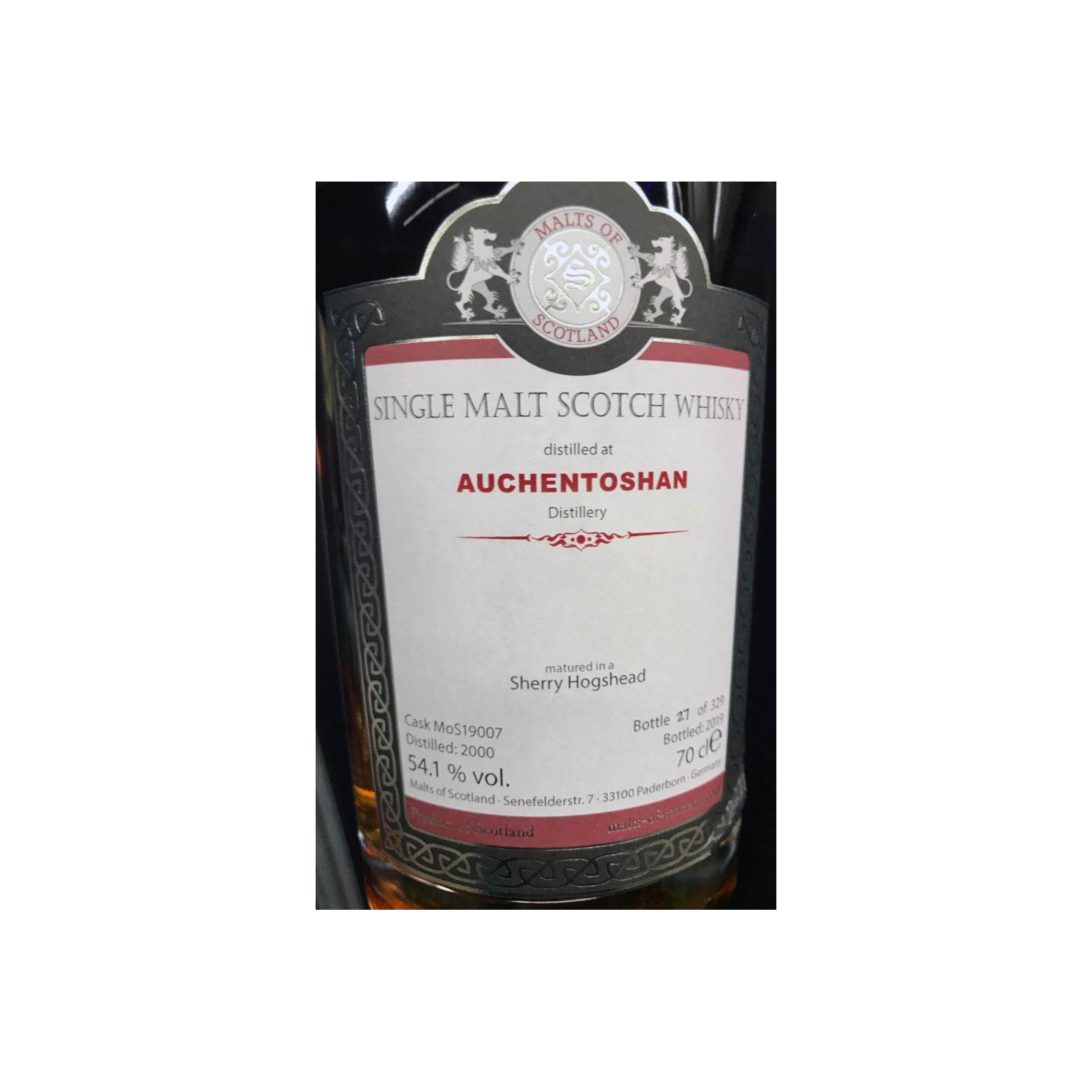 Auchentoshan 2000 19 Years Single Malt Whisky 2