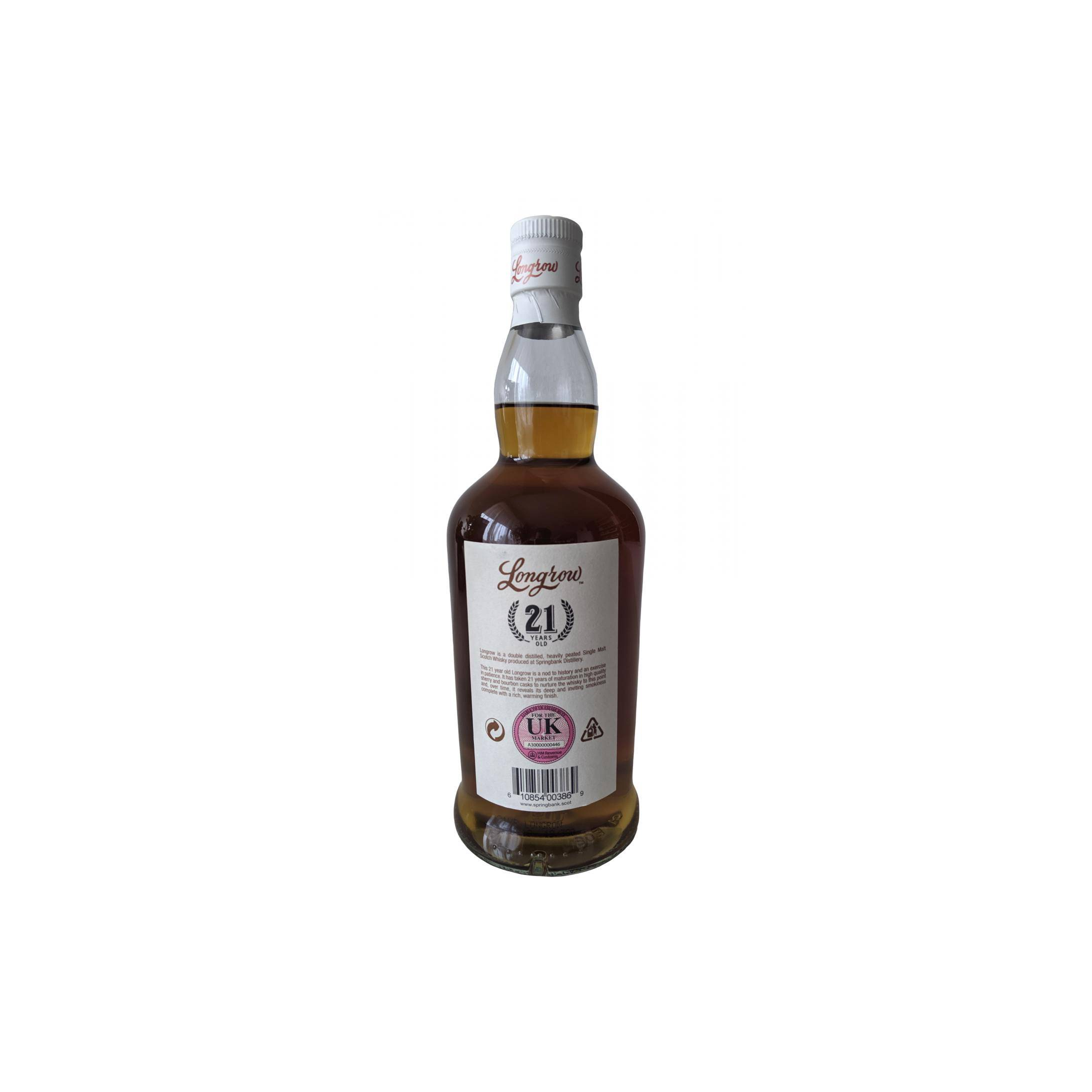 Longrow 21 Years Single Malt Whisky 2