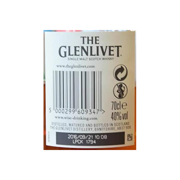 The Glenlivet Single Malt Whisky 2