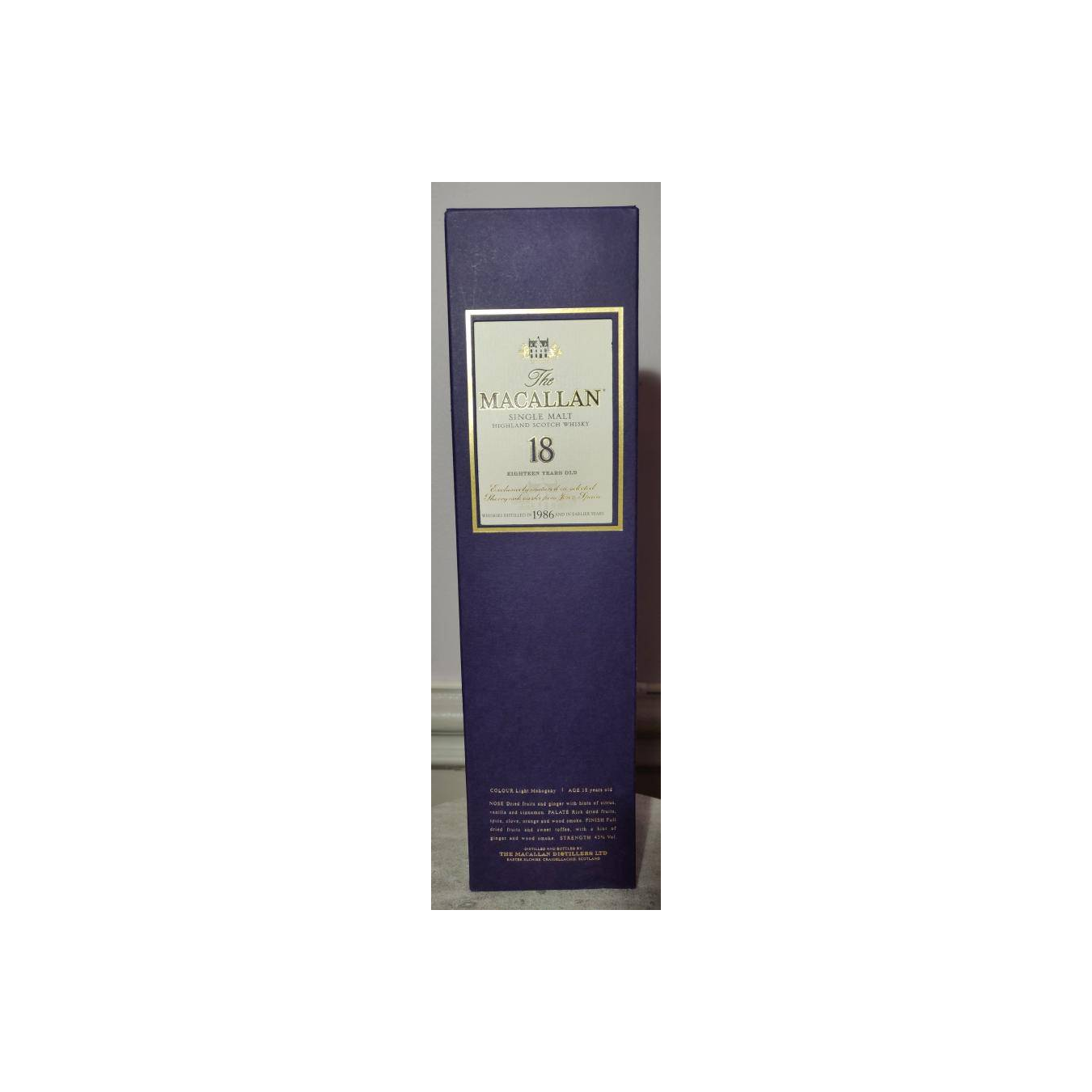 The Macallan 1986 18 Years Single Malt Whisky 2