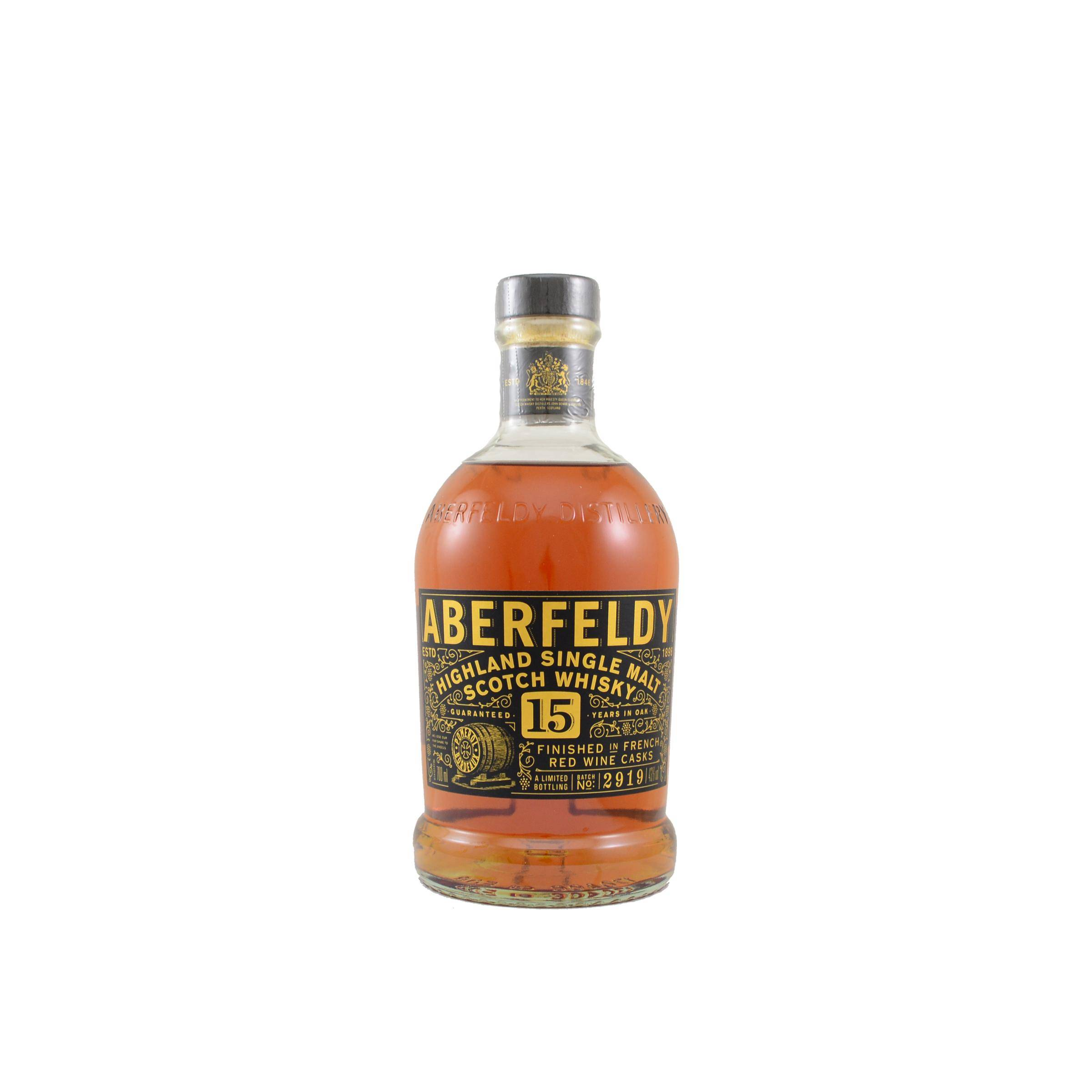 Aberfeldy Limited Edition 15 Years Single Malt Whisky