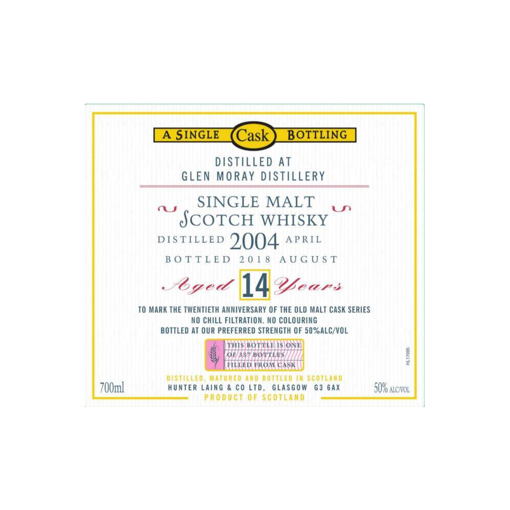Glen Moray 2004 14 Years Single Malt Whisky 3