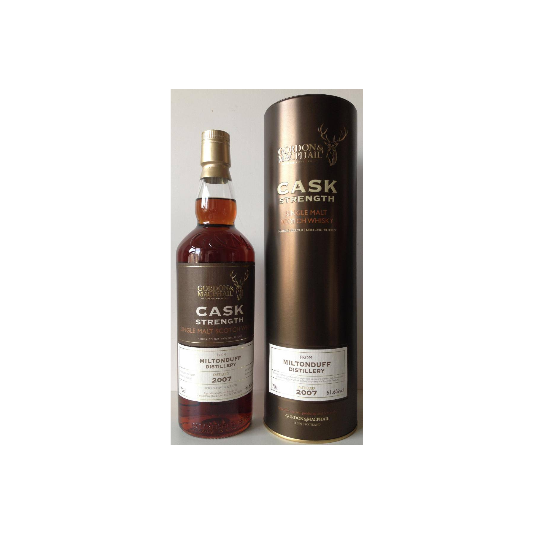 Miltonduff Cask Strength Collection 2007 10 Years Single Malt Whisky 3