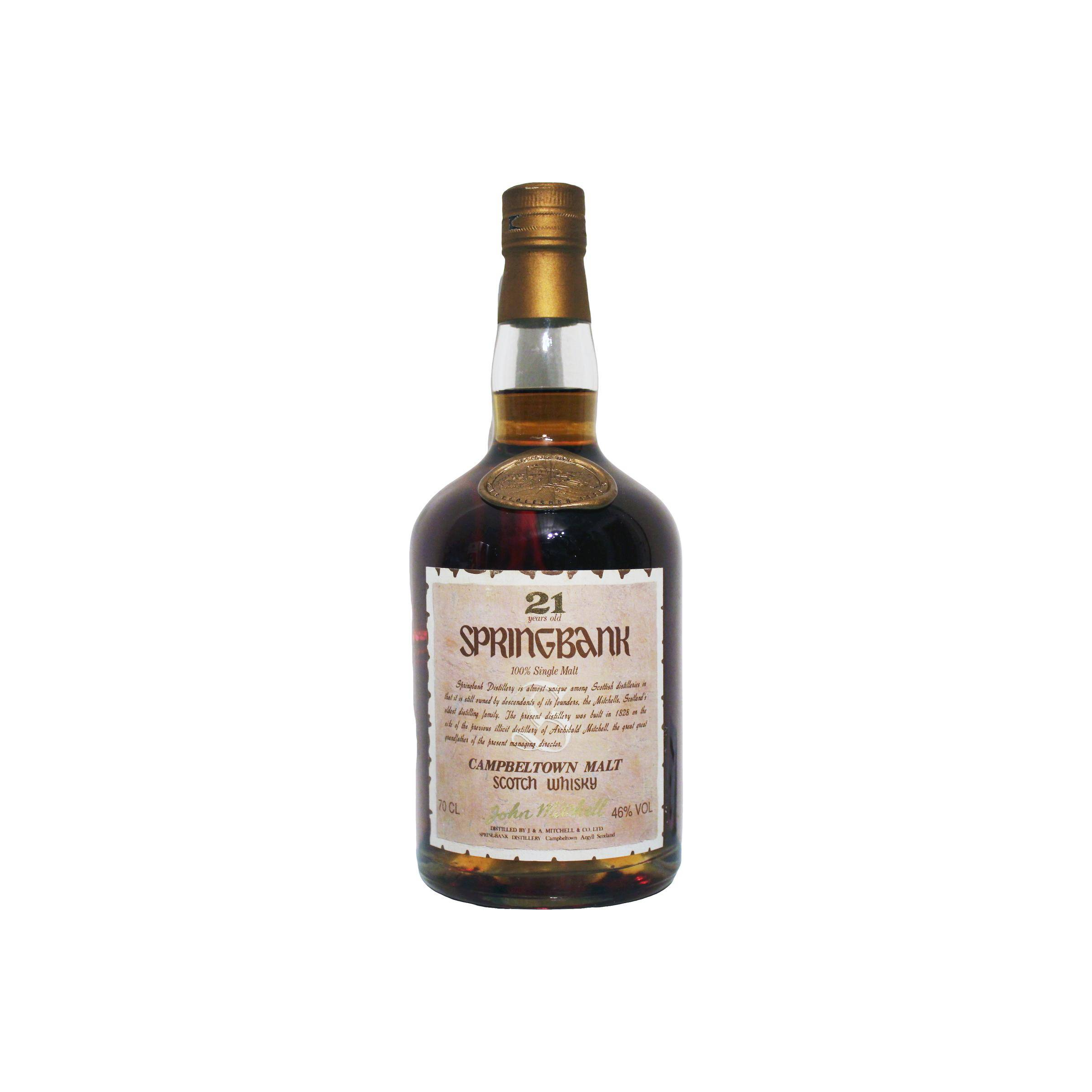 Springbank 21 Years Single Malt Whisky
