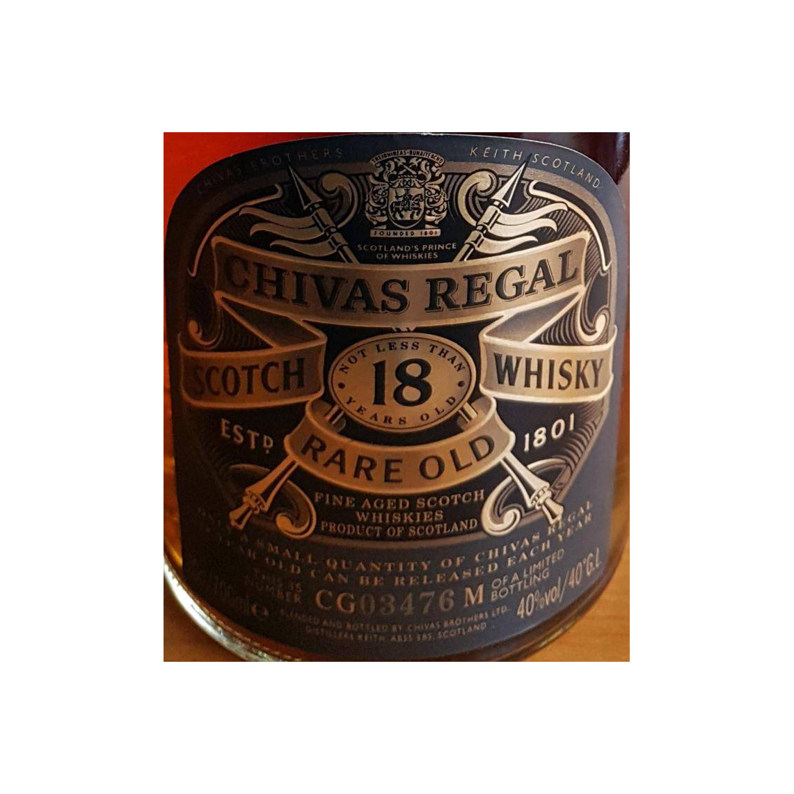Chivas Regal 18 Years Blended Whisky 2