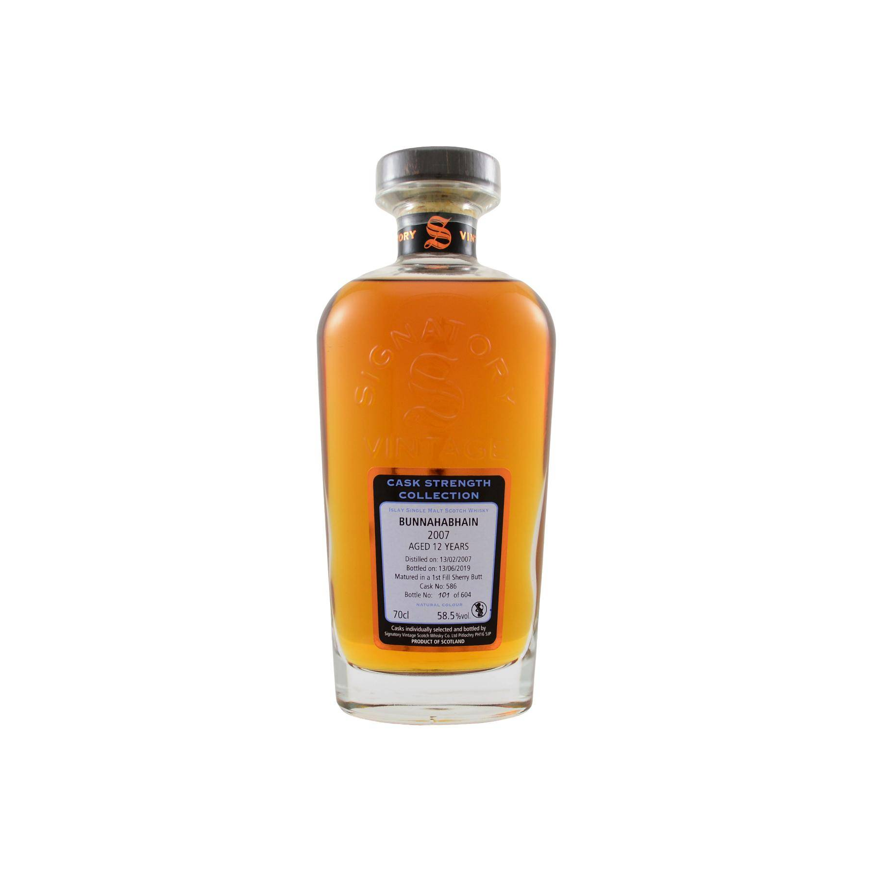 Bunnahabhain Cask Strength Collection 2007 12 Years Single Malt Whisky