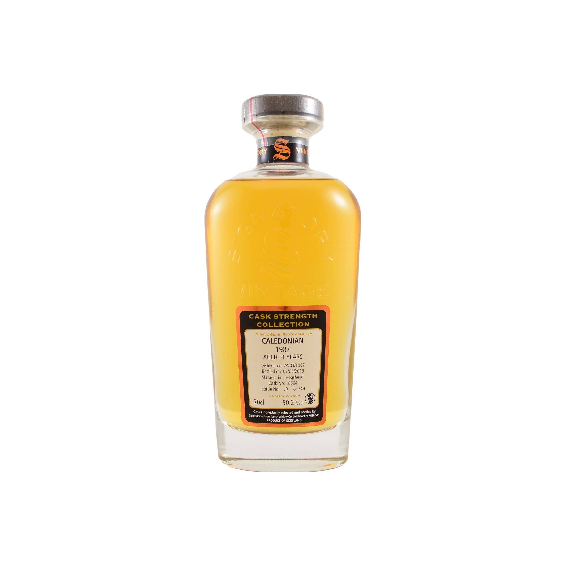 Caledonian Cask Strength Collection 1987 31 Years Single Grain Whisky