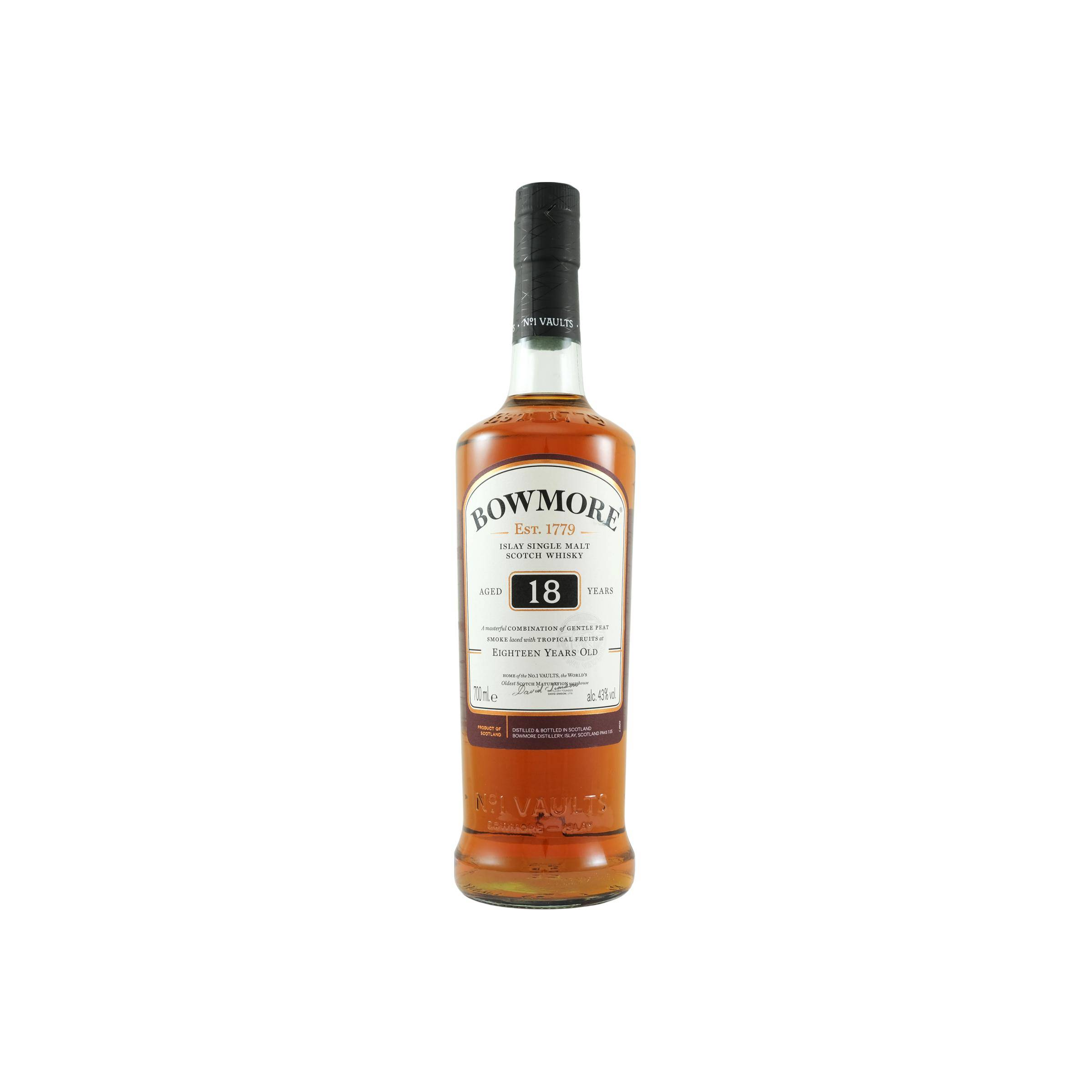 Bowmore 18 Years Single Malt Whisky