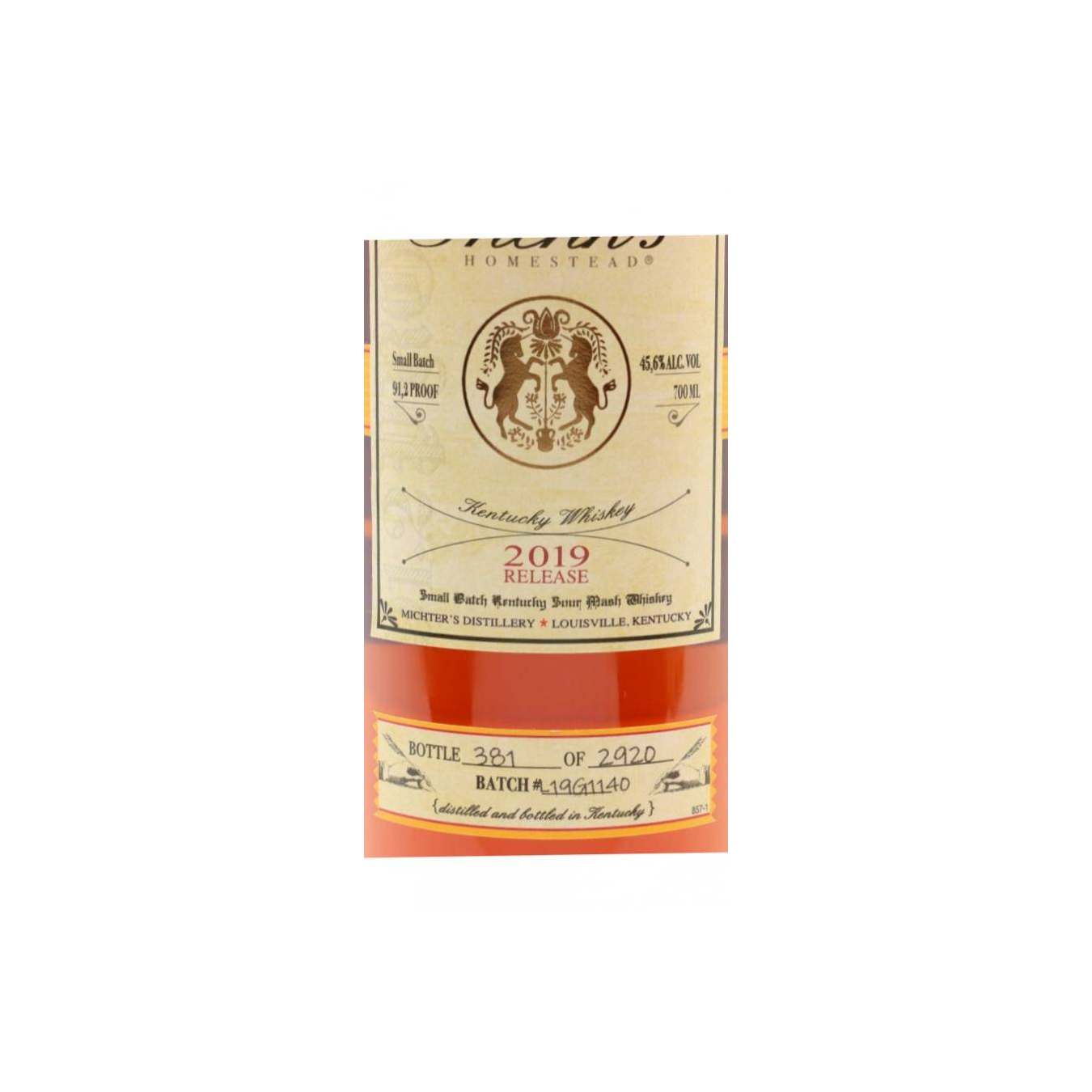 Shenk's Homestead Kentucky Sour Mash Whiskey 2