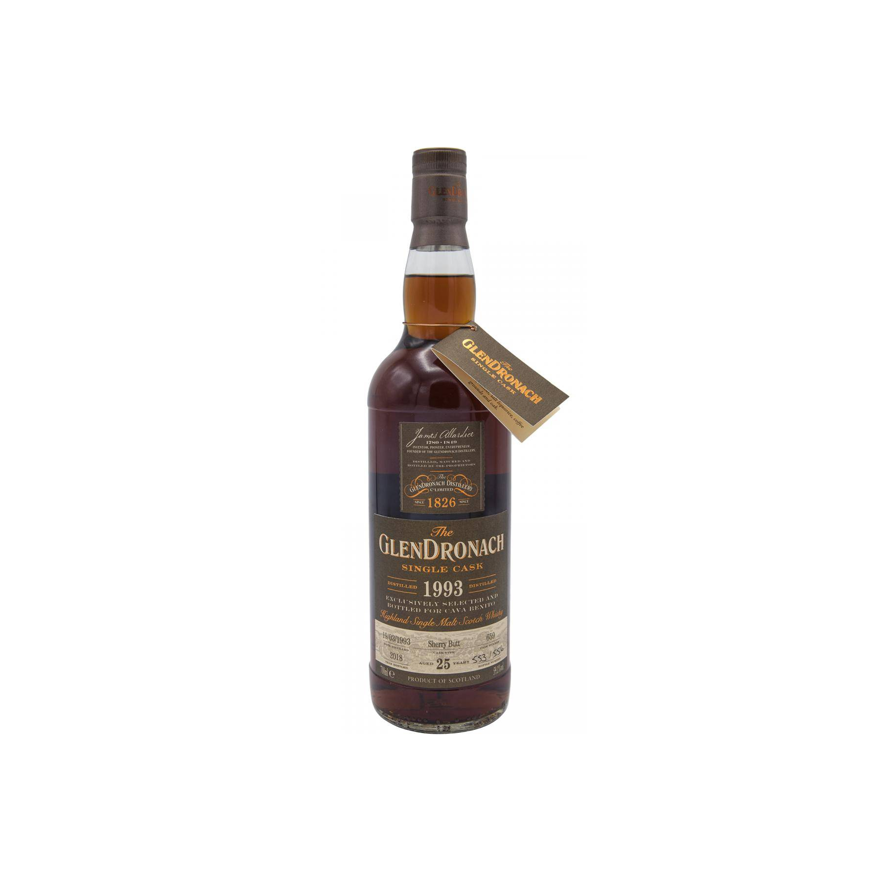 GlenDronach Single Cask 1993 25 Years Single Malt Whisky
