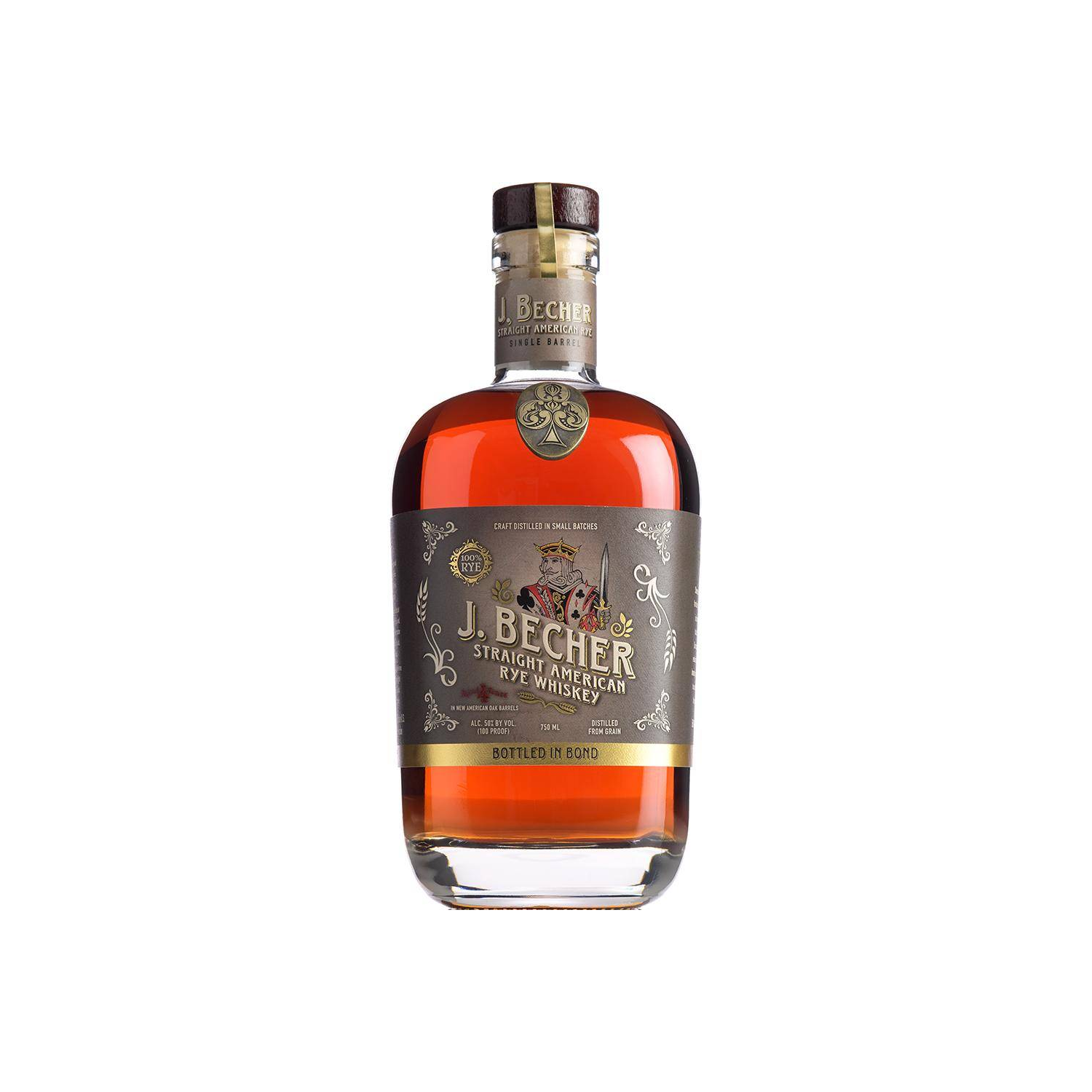 J. Becher Straight American Rye Whiskey