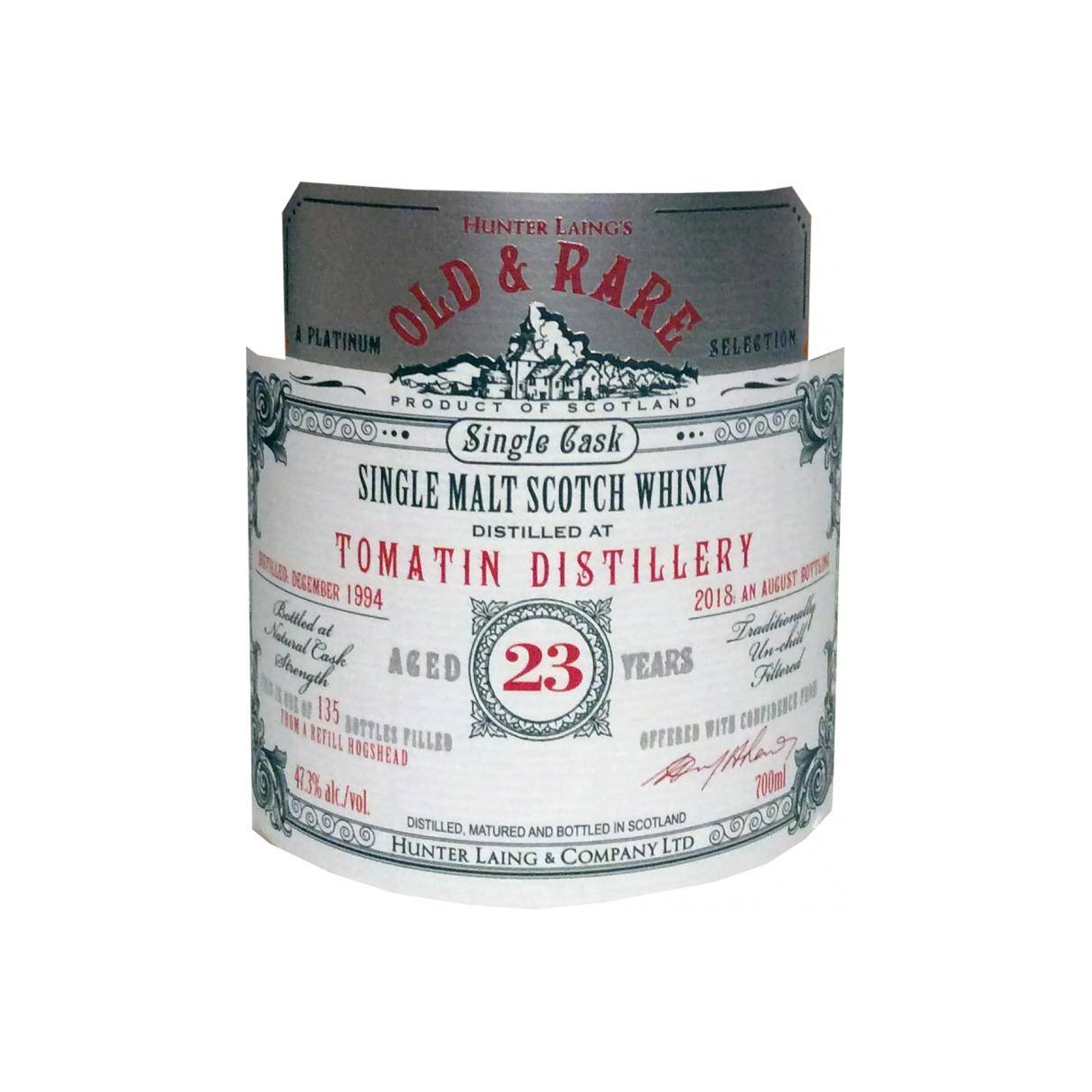 Tomatin 1994 23 Years Single Malt Whisky 2