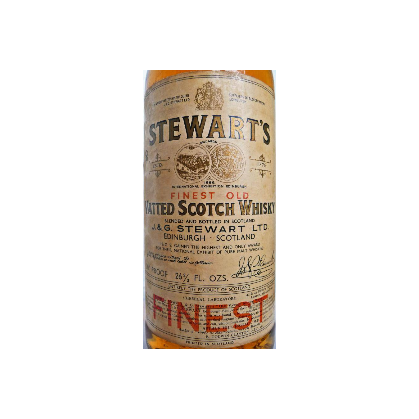 Stewart's Finest Old Vatted Scotch Whisky