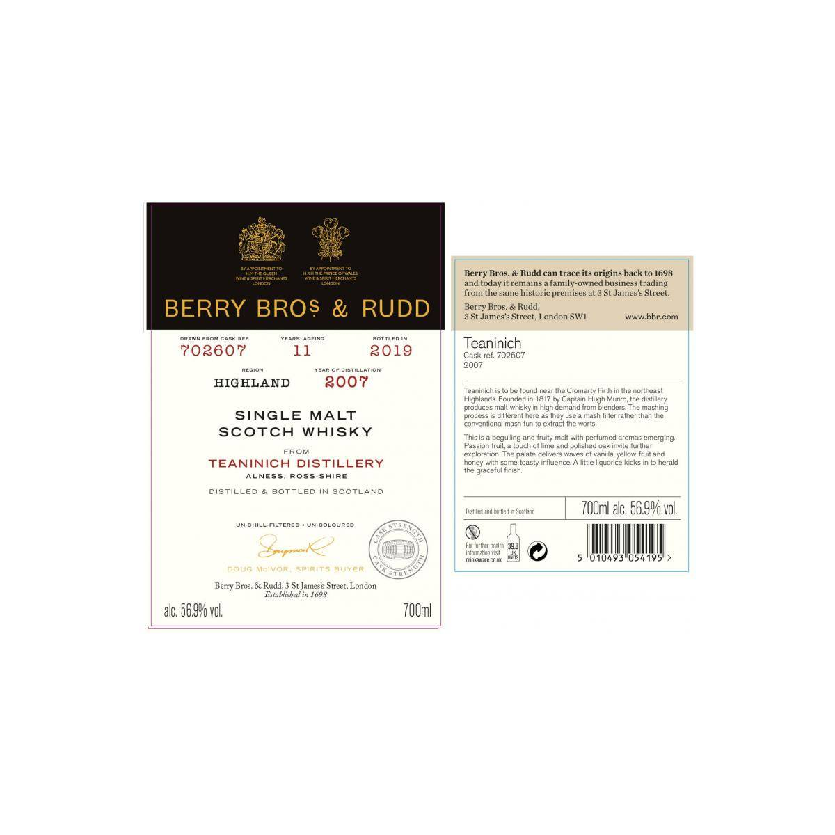 Teaninich 2007 11 Years Single Malt Whisky 2