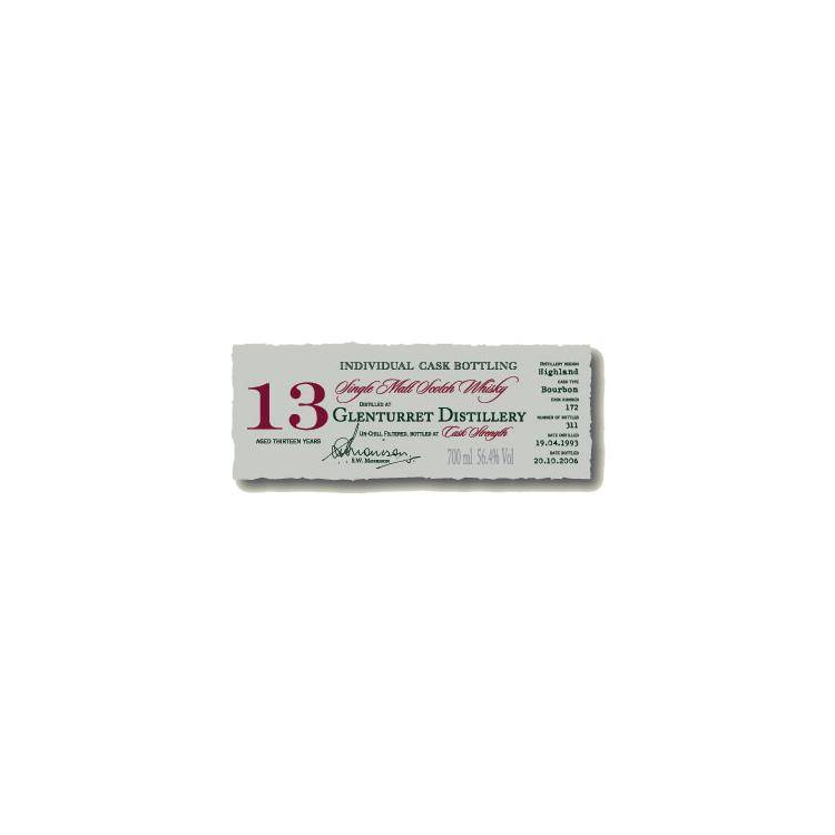 The Glenturret Individual Cask Bottling 1993 13 Years Single Malt Whisky