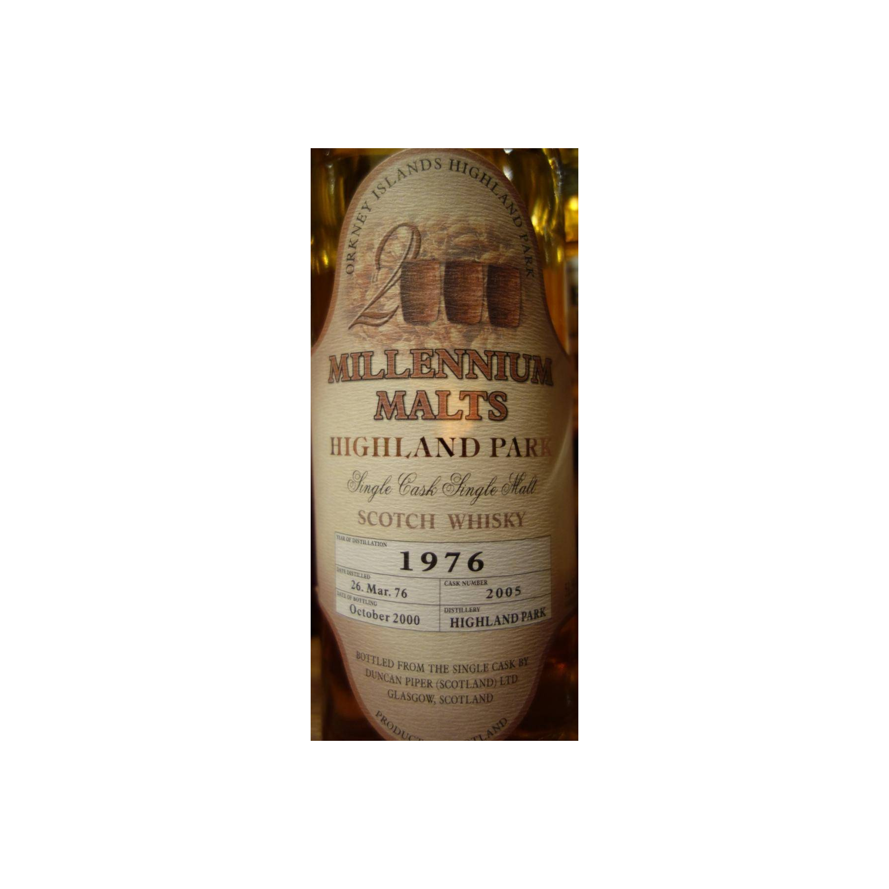 Highland Park 1976 24 Years Single Malt Whisky