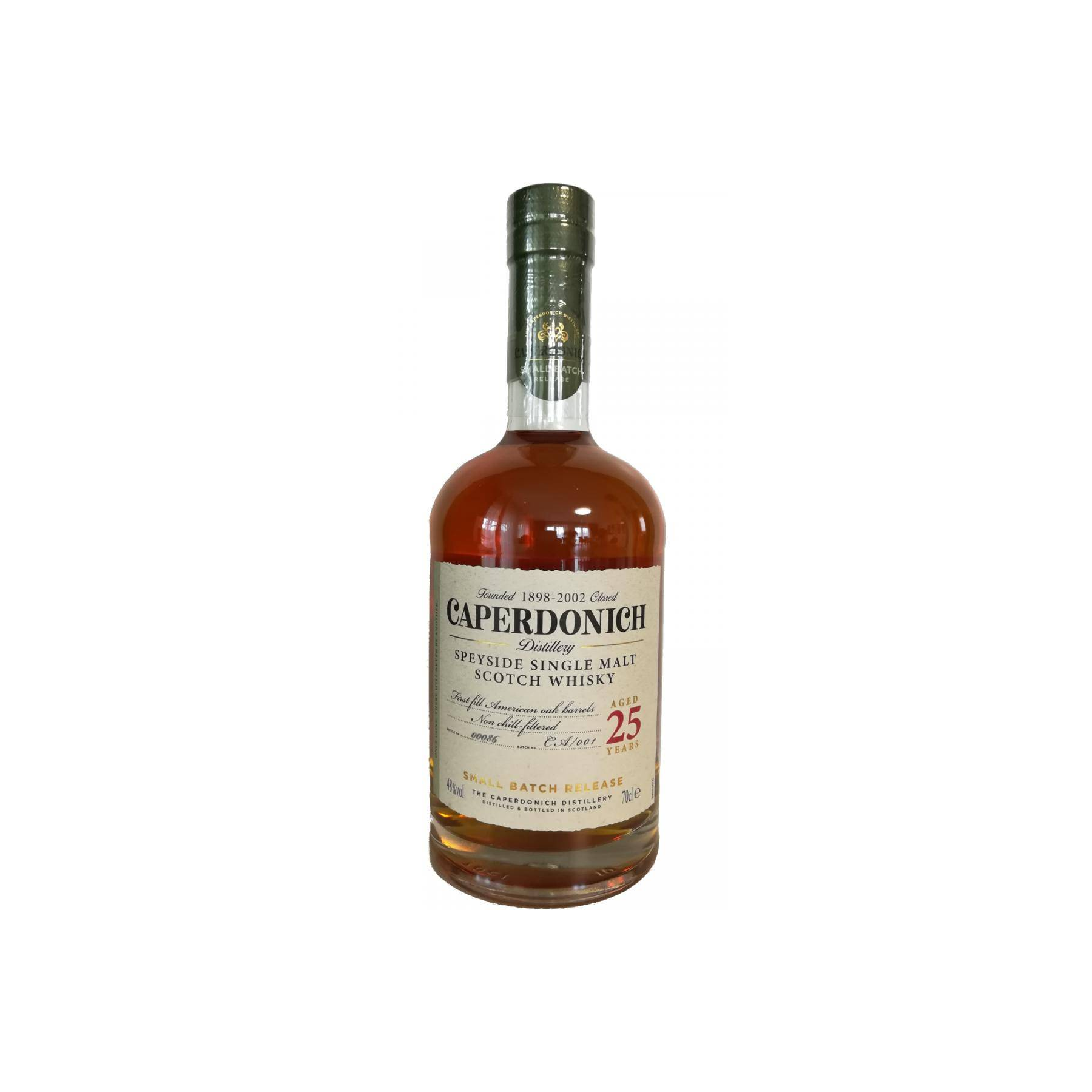 Caperdonich 25 Years Single Malt Whisky