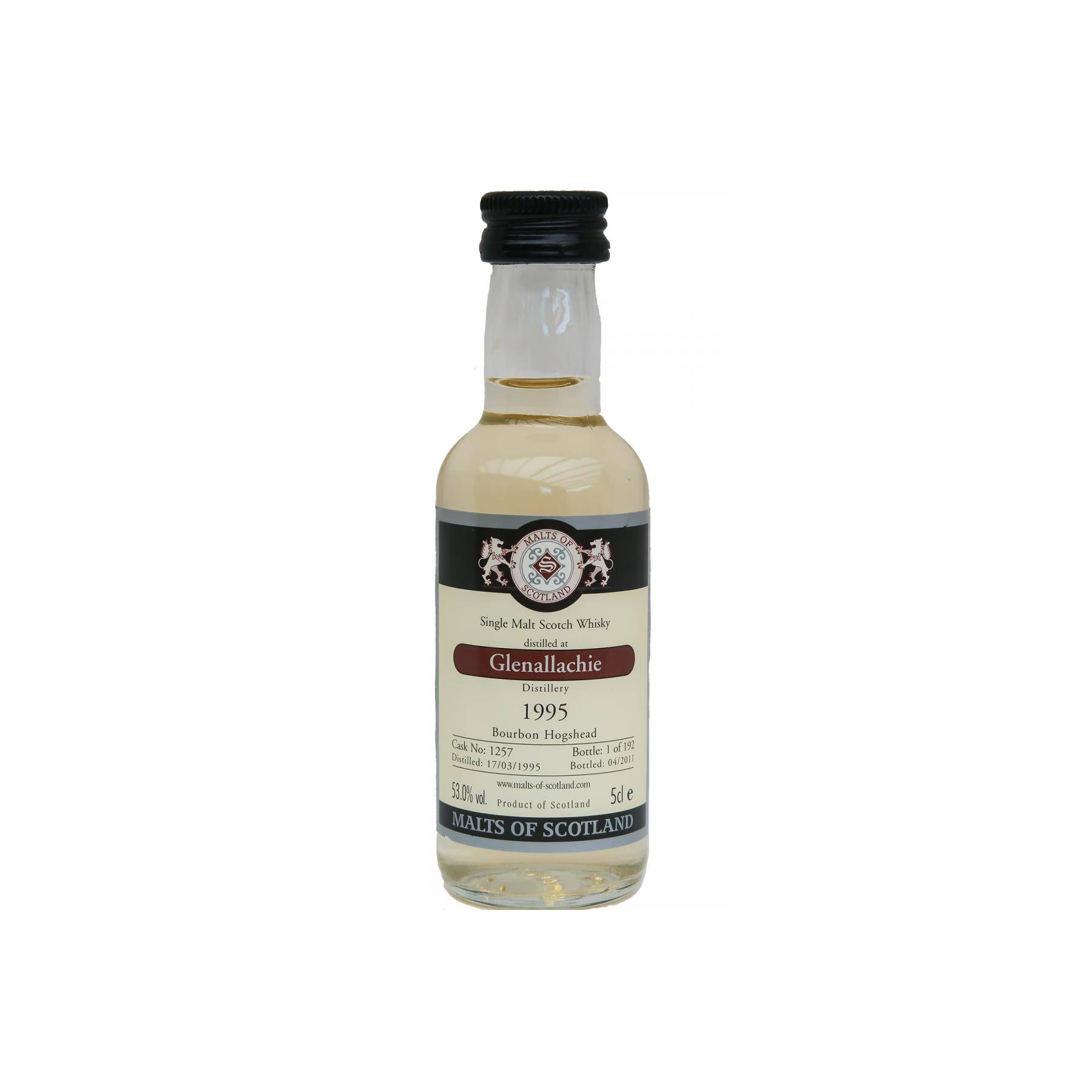 The GlenAllachie Miniature 1995 16 Years Single Malt Whisky 2