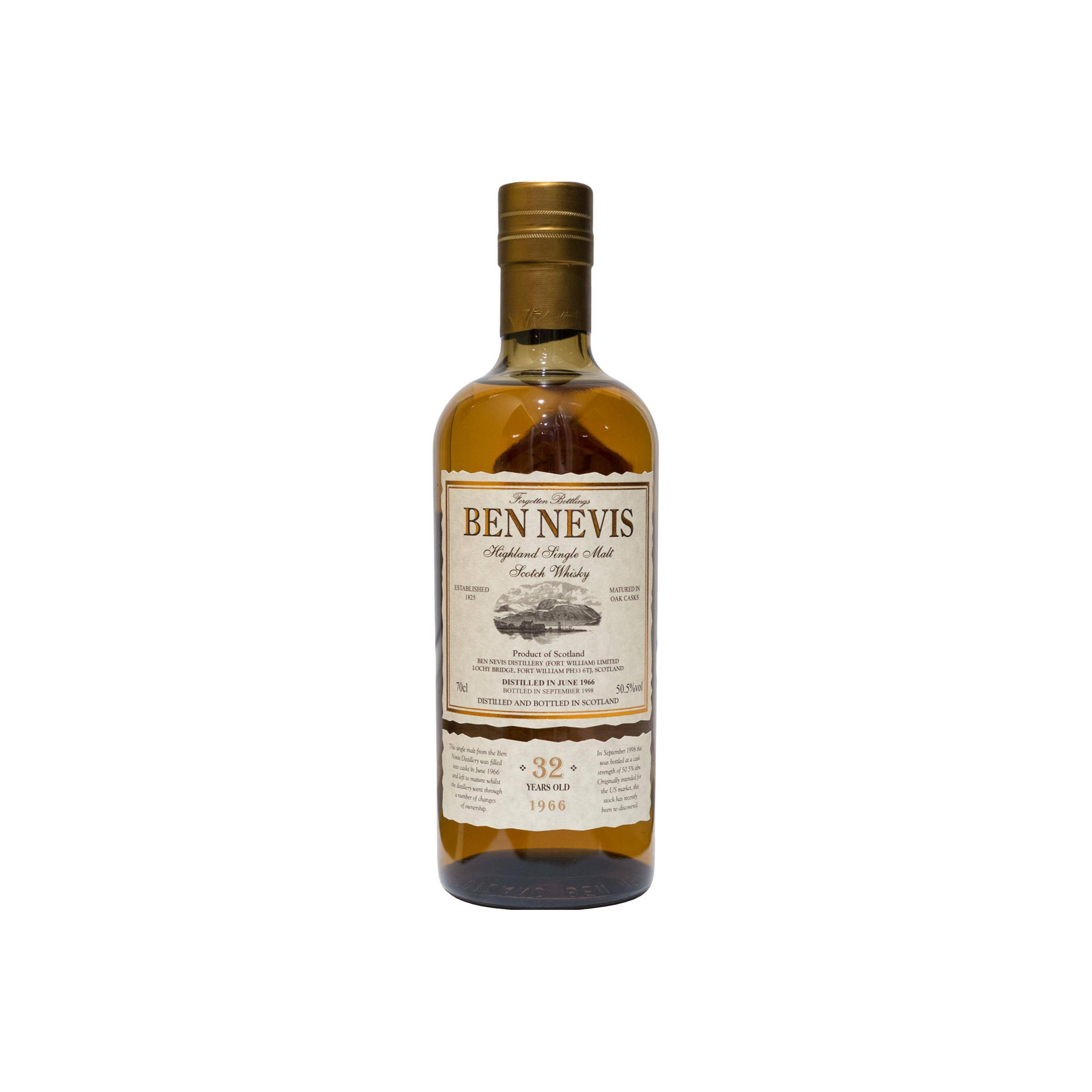 Ben Nevis 1966 32 Years Single Malt Whisky