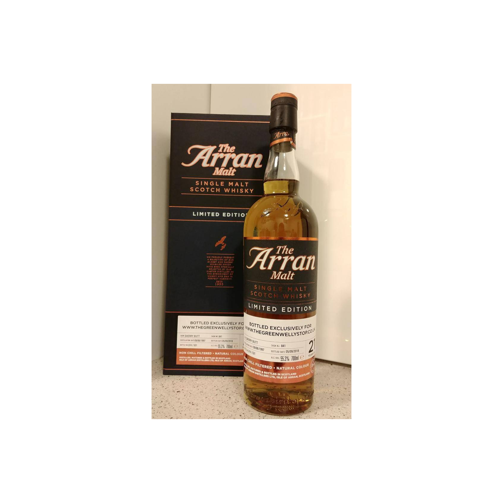 Arran Limited Edition 1997 21 Years Single Malt Whisky